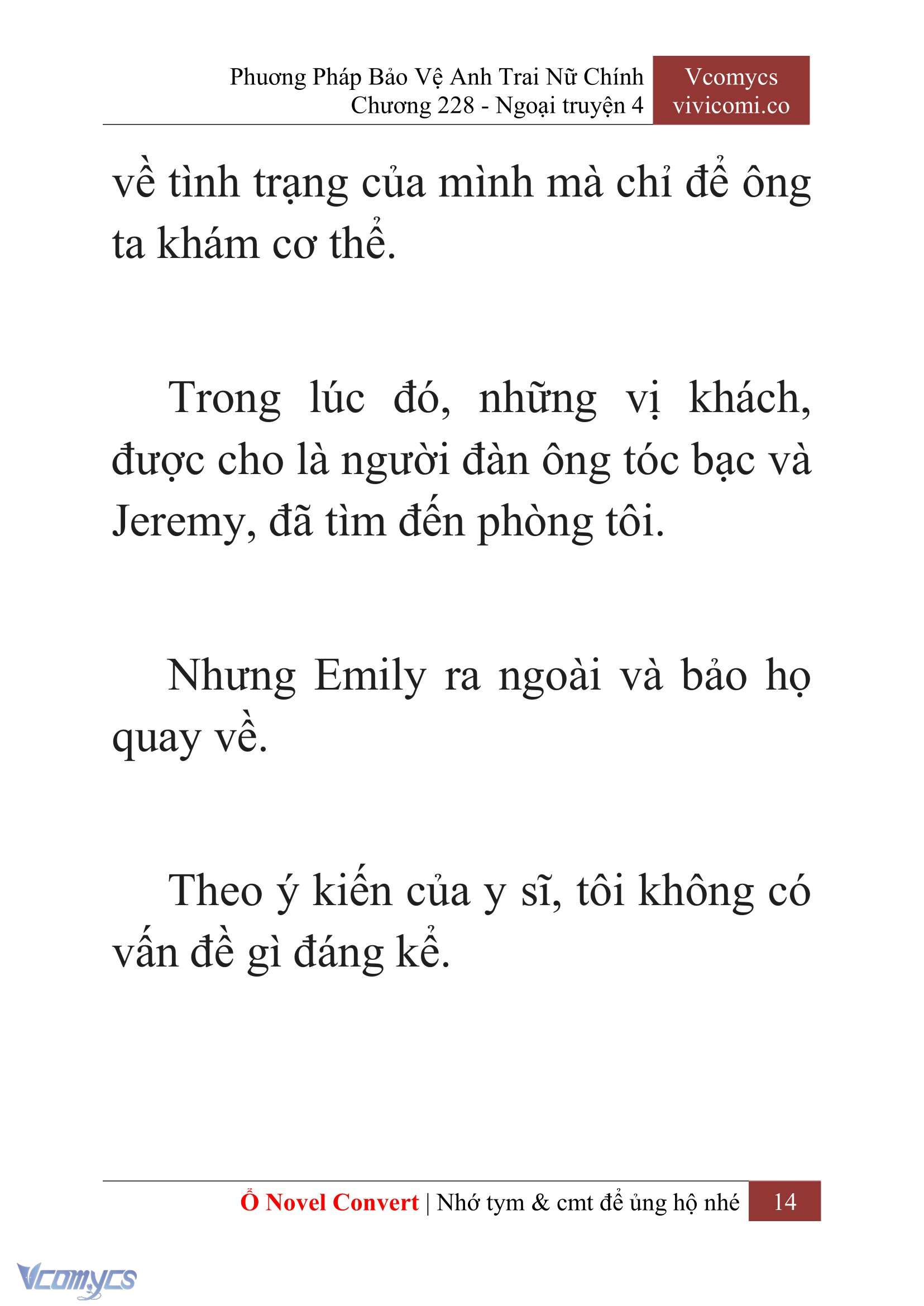 [Novel] Phương Pháp Bảo Vệ Anh Trai Nữ Chính Chap 228 - Trang 2