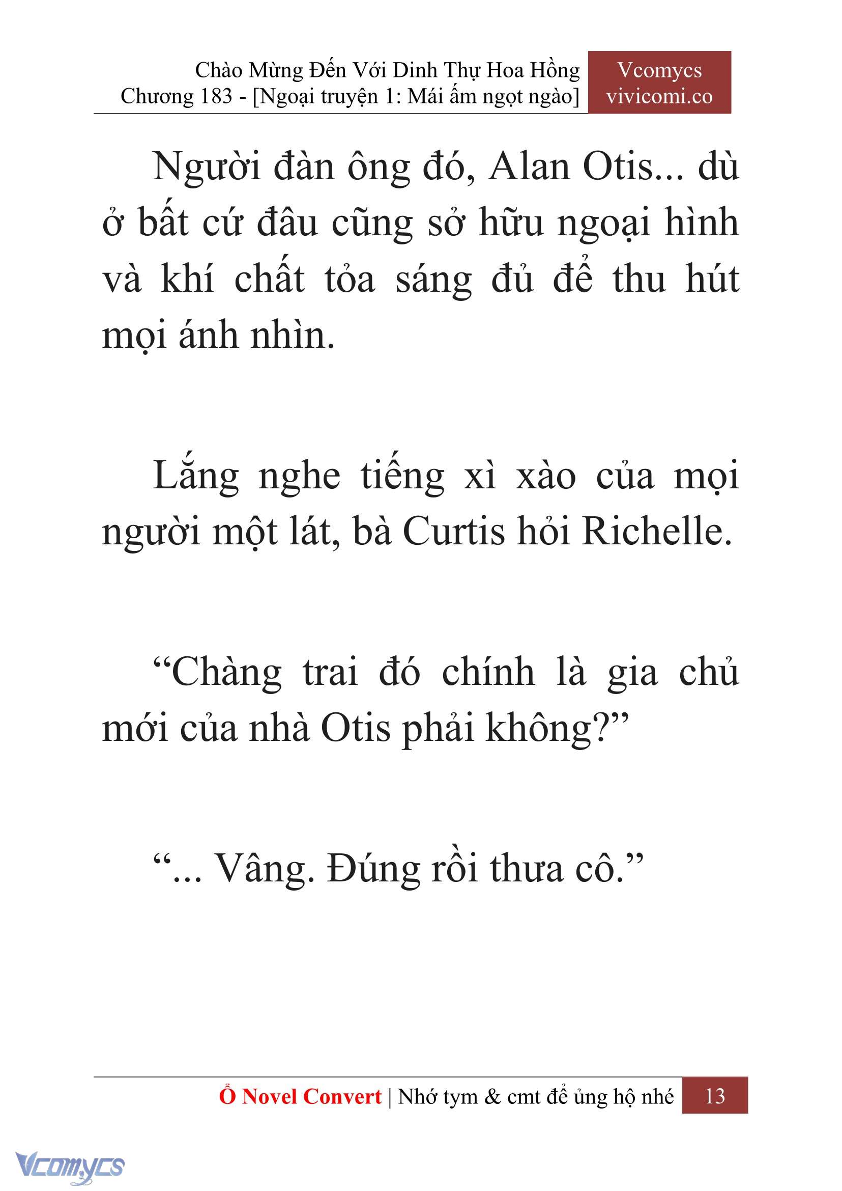 [Novel] Chào Mừng Đến Với Dinh Thự Hoa Hồng Chap 183 - Trang 2