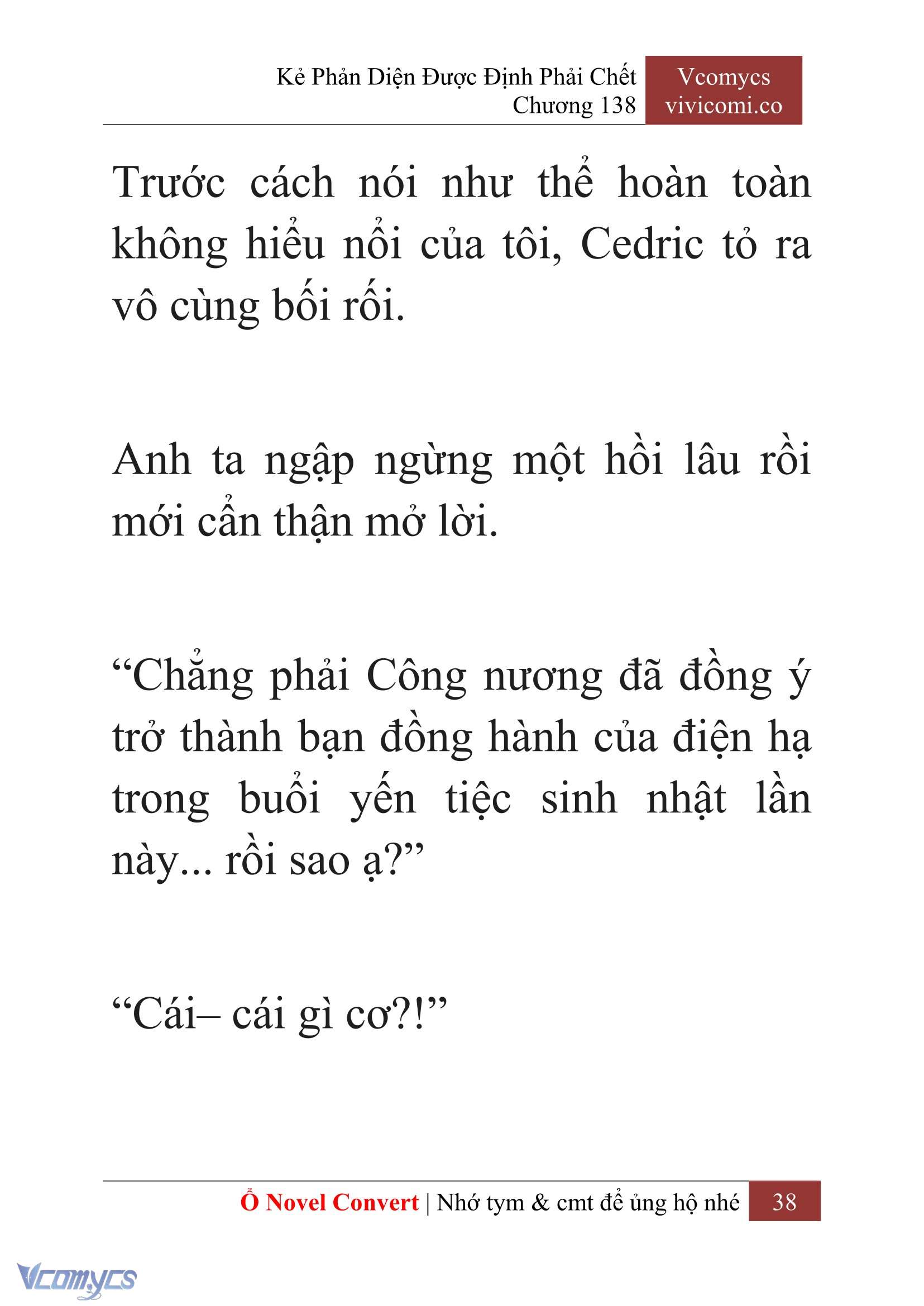 [Novel] Kẻ Phản Diện Được Định Phải Chết Chap 138 - Trang 2