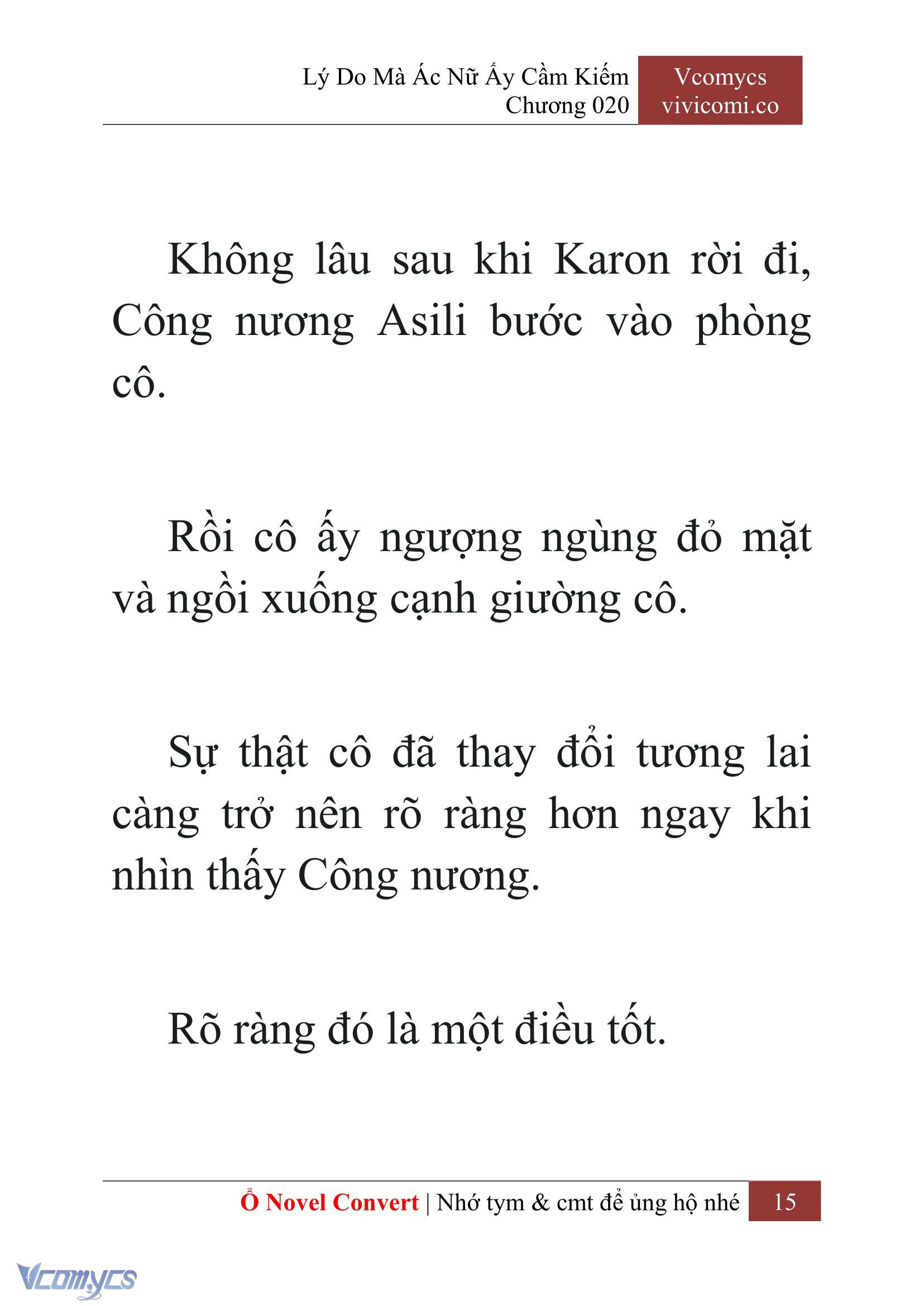 [Novel] Lý Do Mà Ác Nữ Ấy Cầm Kiếm Chap 20 - Next Chap 21