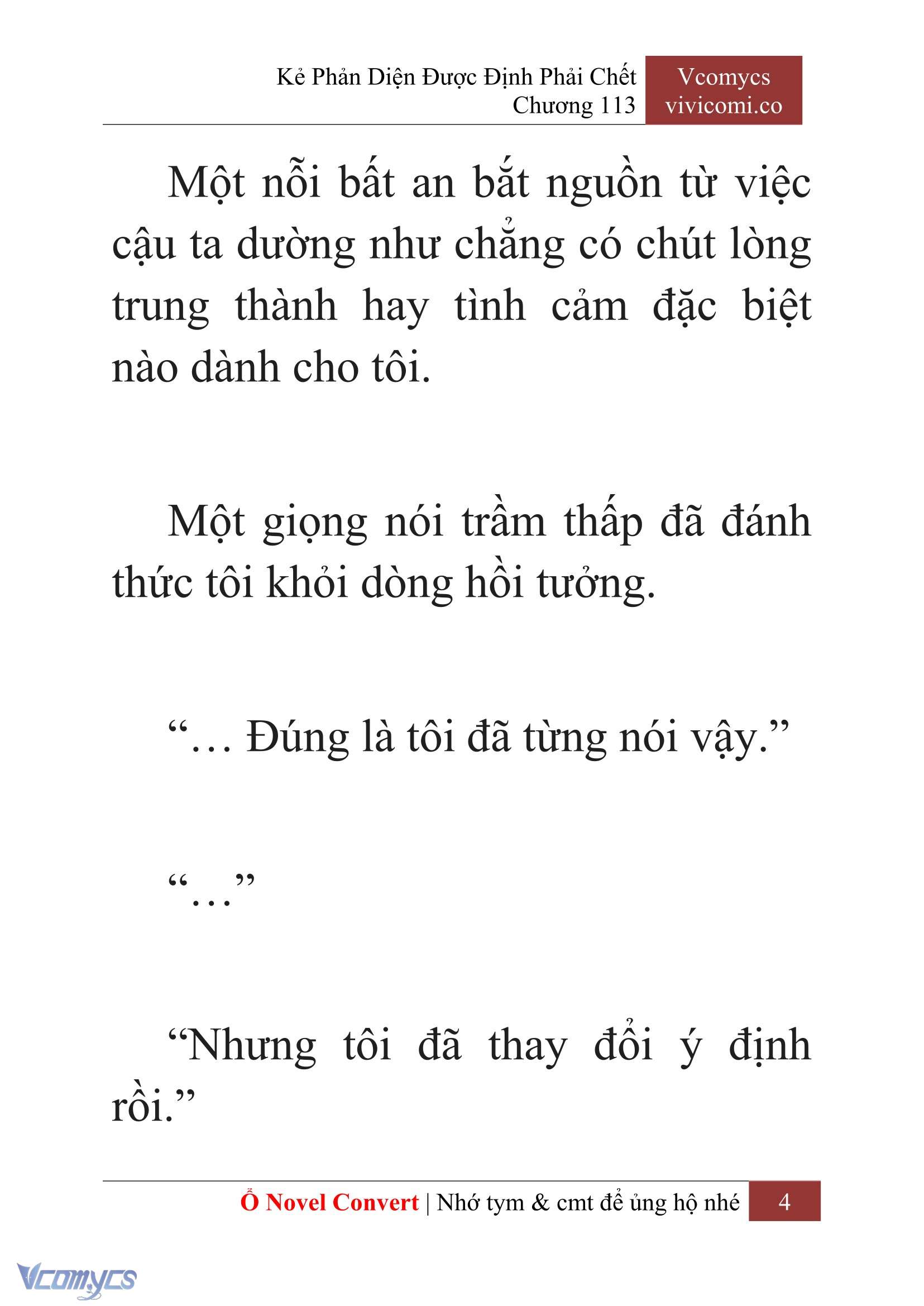 [Novel] Kẻ Phản Diện Được Định Phải Chết Chap 113 - Next Chap 114