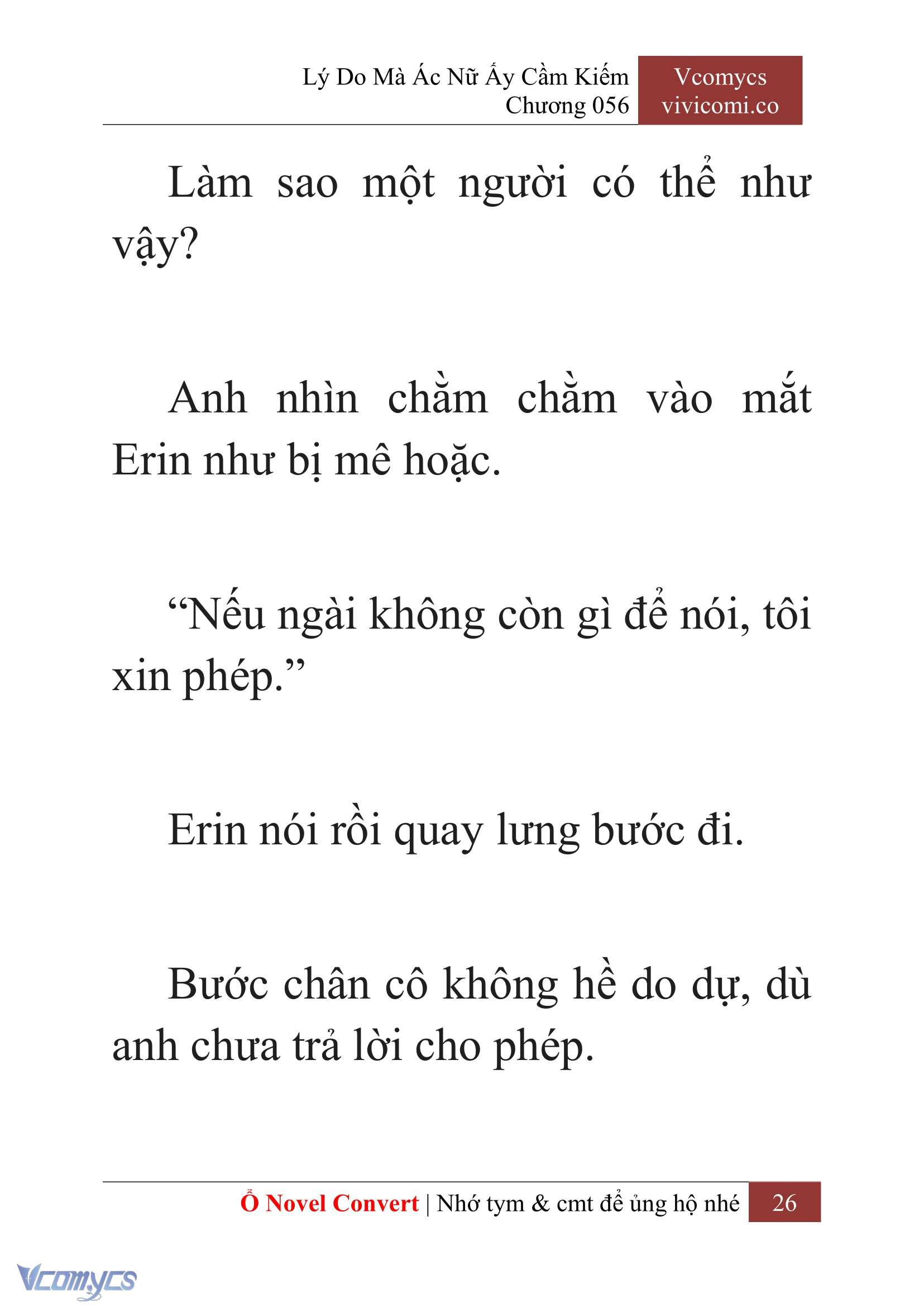 [Novel] Lý Do Mà Ác Nữ Ấy Cầm Kiếm Chap 56 - Next Chap 57