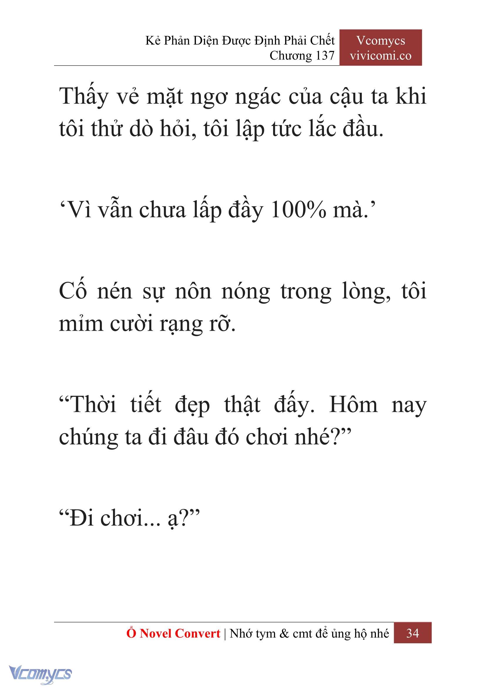 [Novel] Kẻ Phản Diện Được Định Phải Chết Chap 137 - Trang 2