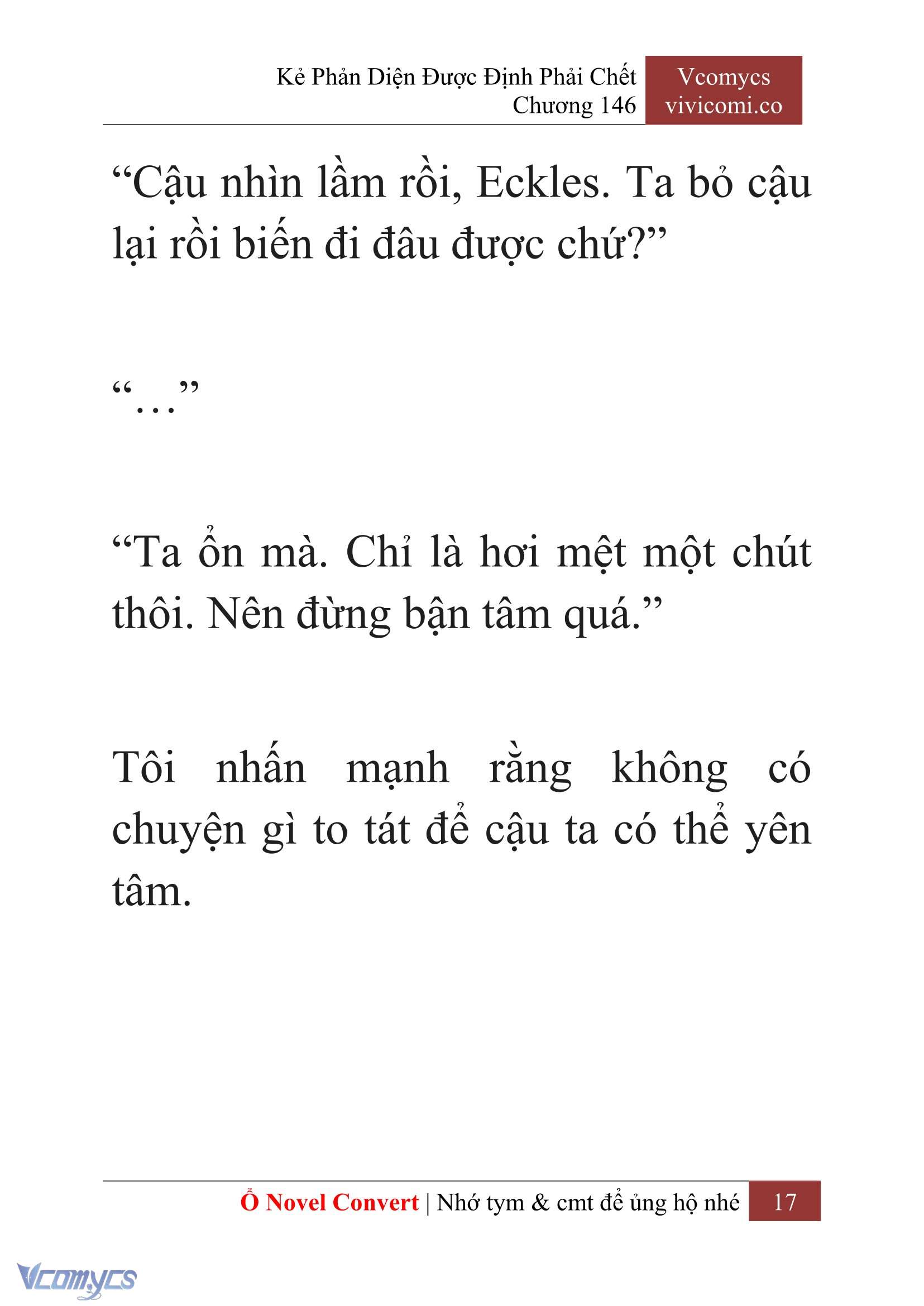 [Novel] Kẻ Phản Diện Được Định Phải Chết Chap 146 - Trang 2