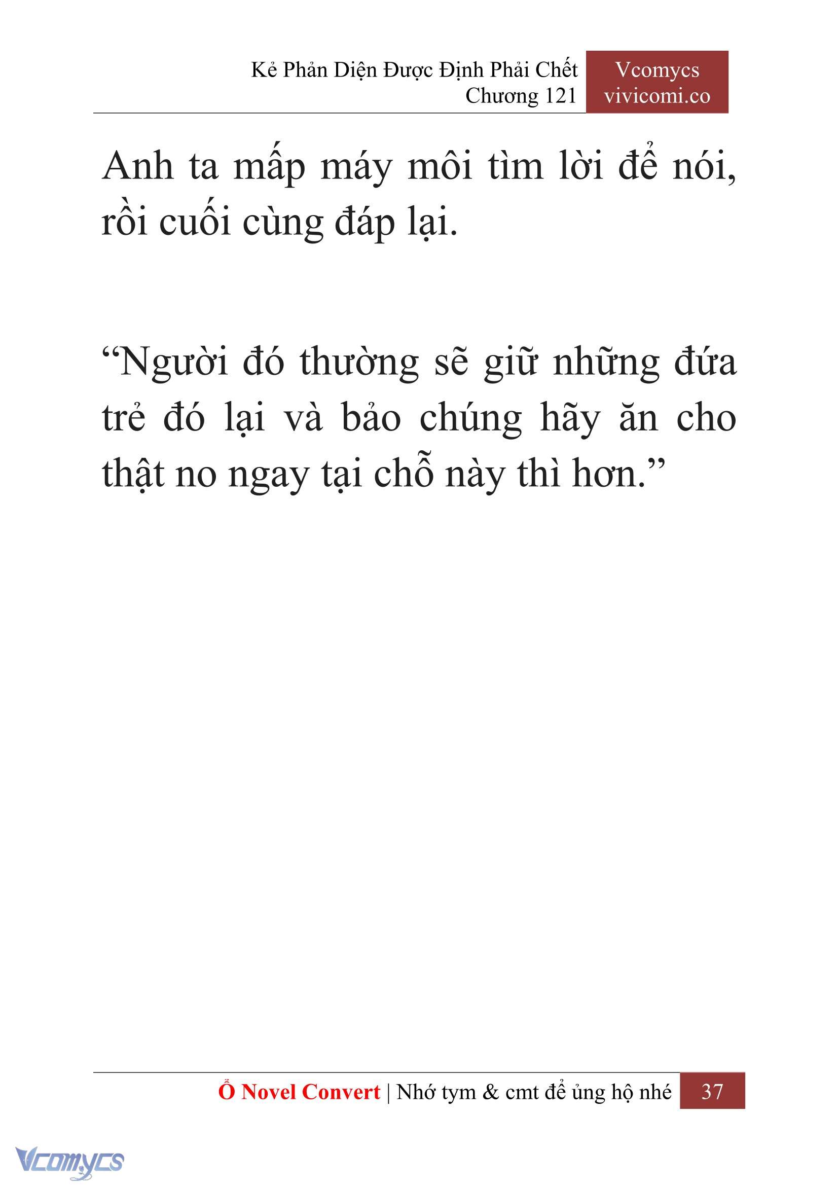 [Novel] Kẻ Phản Diện Được Định Phải Chết Chap 121 - Next Chap 122