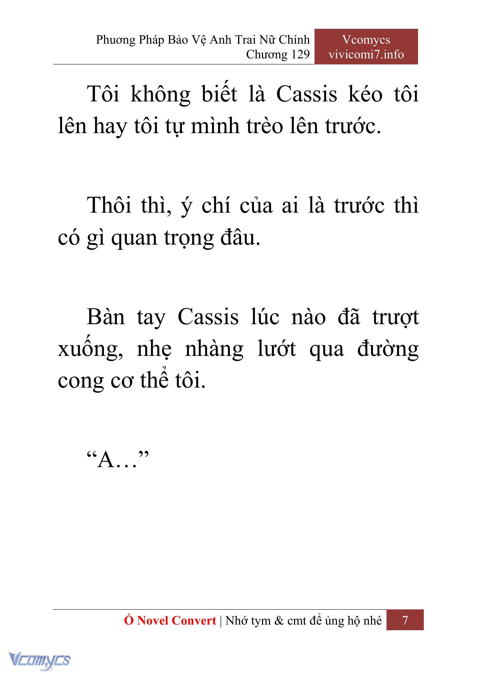 [Novel] Phương Pháp Bảo Vệ Anh Trai Nữ Chính Chap 129 - Trang 2