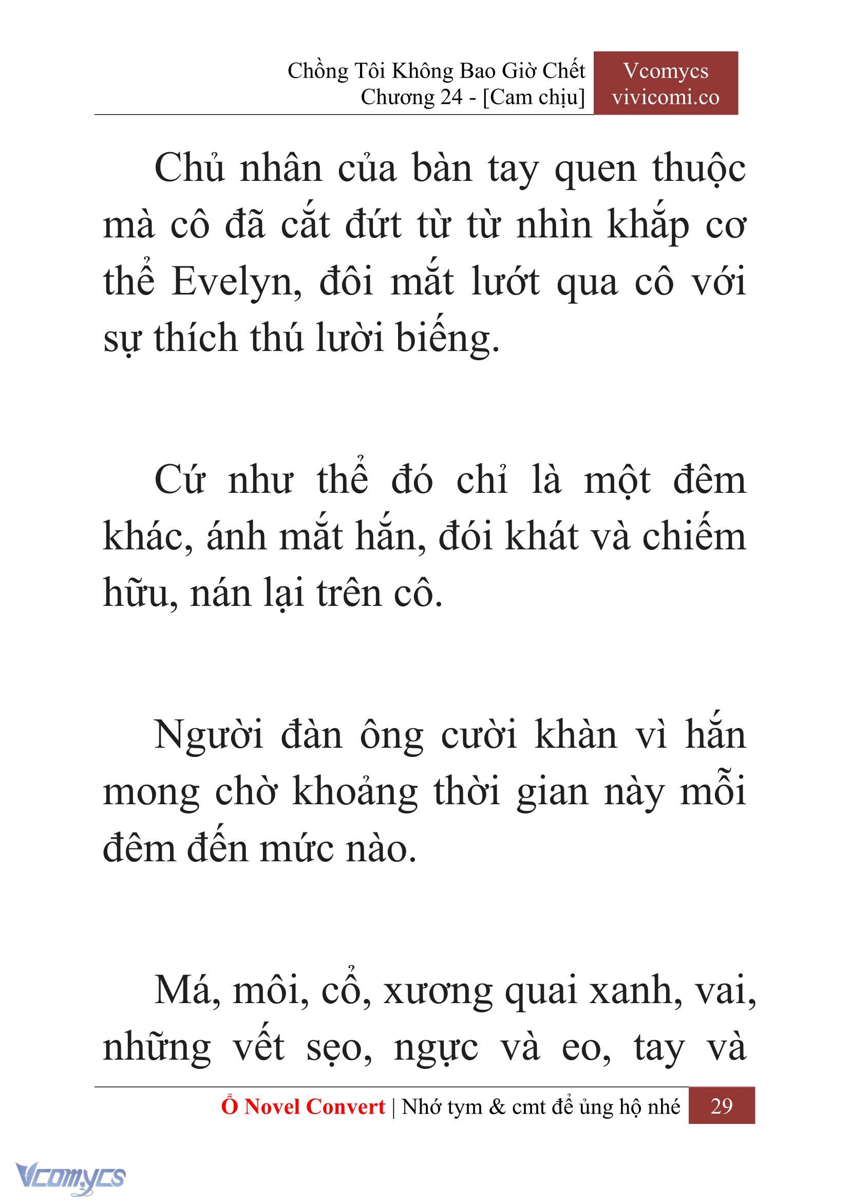 [Novel] Chồng Tôi Không Bao Giờ Chết Chap 24 - Trang 2
