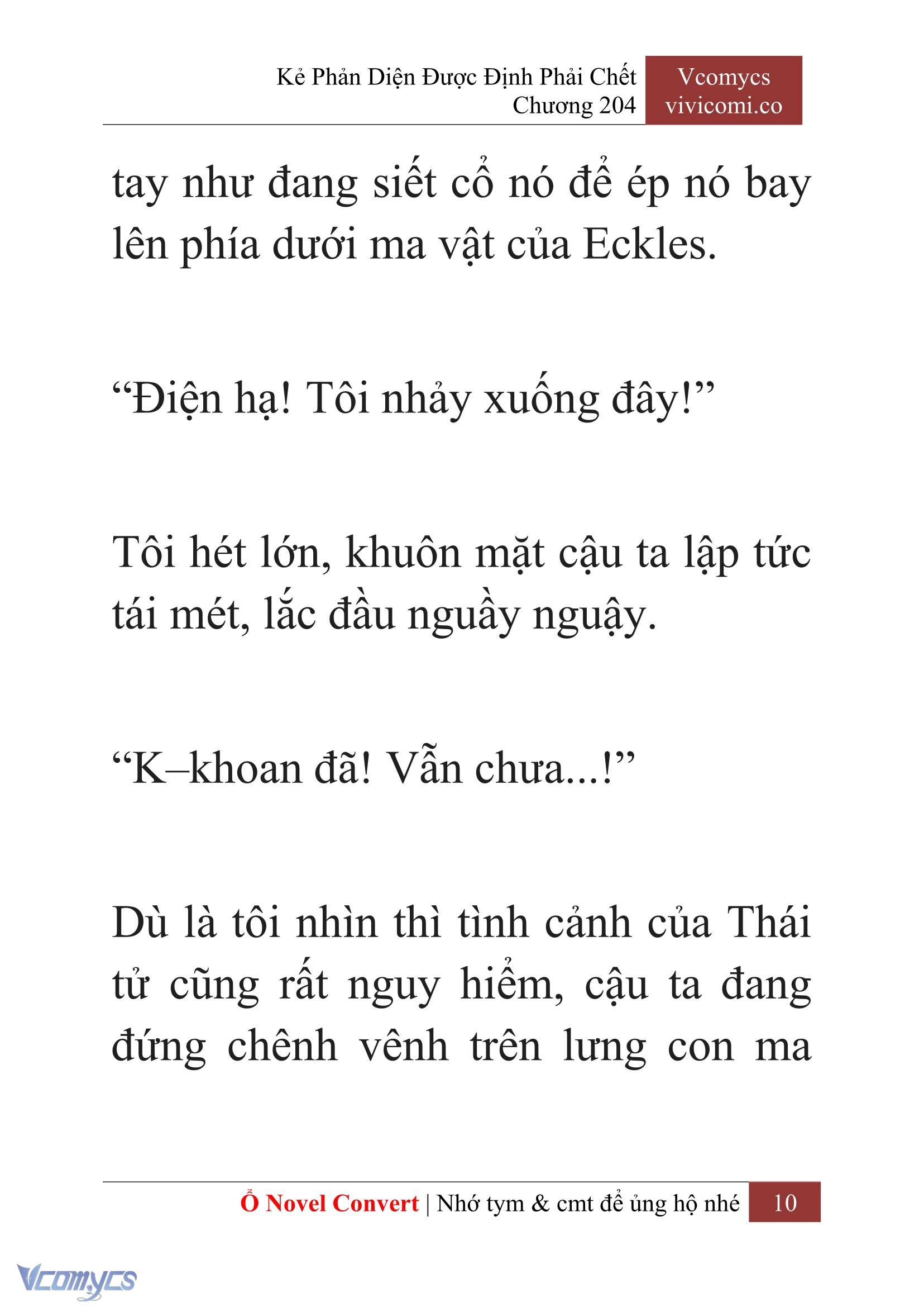 [Novel] Kẻ Phản Diện Được Định Phải Chết Chap 204 - Next Chap 205