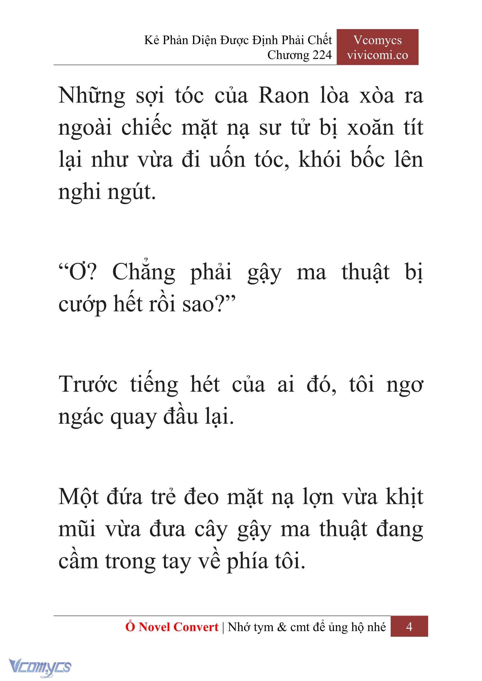 [Novel] Kẻ Phản Diện Được Định Phải Chết Chap 224 - Trang 2