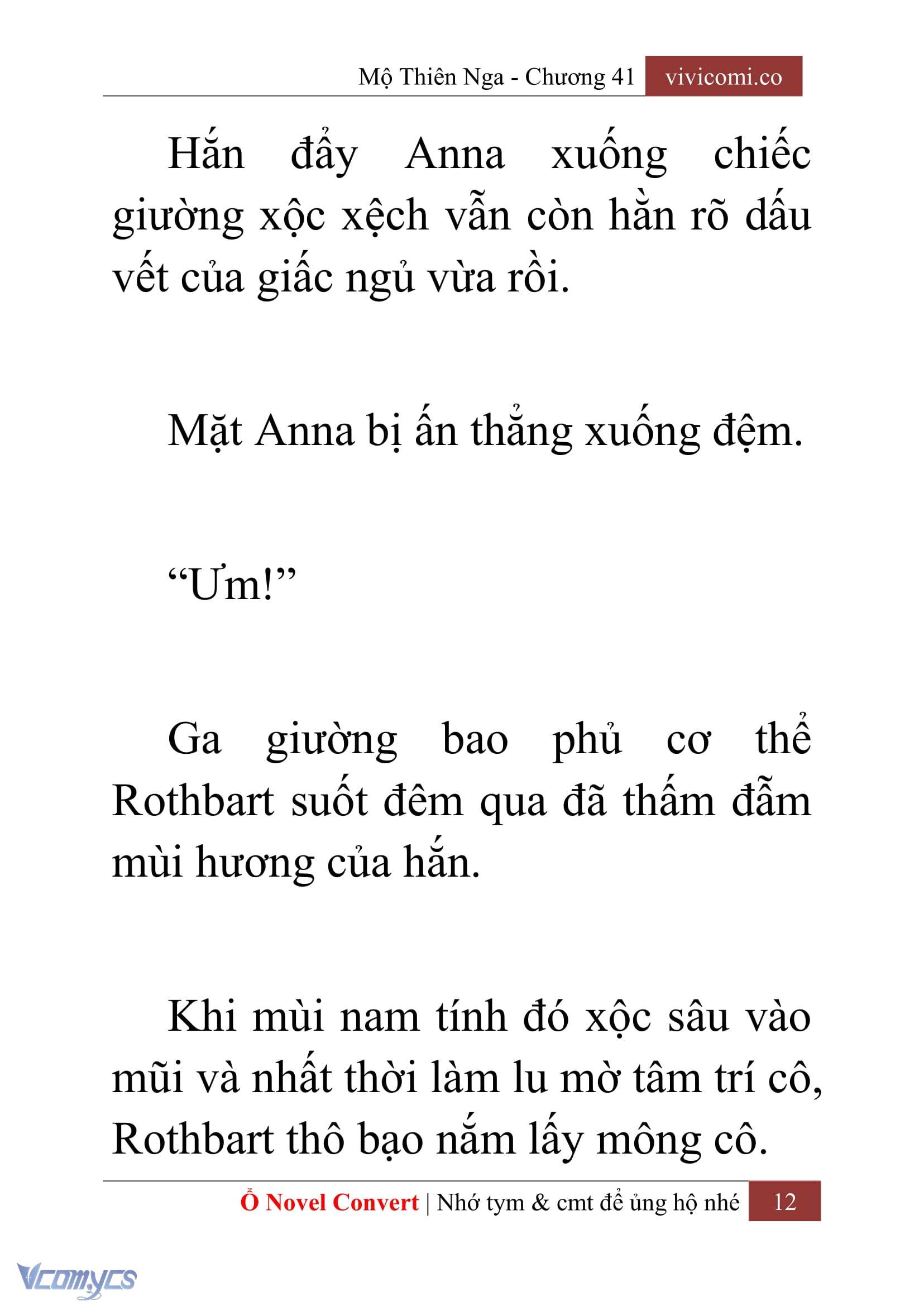 [Novel] Mộ Thiên Nga Chap 41 - Trang 2