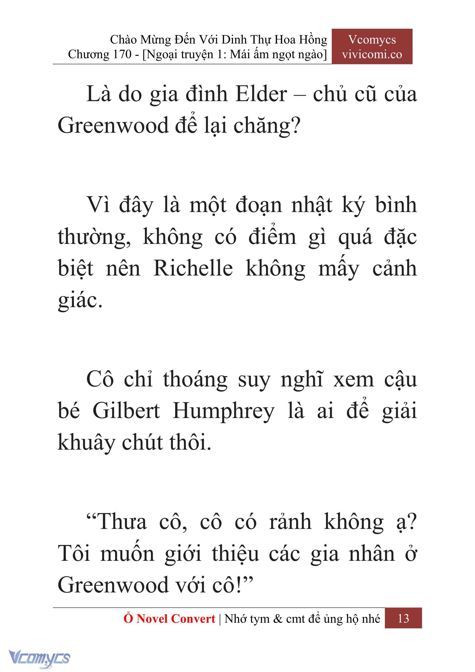 [Novel] Chào Mừng Đến Với Dinh Thự Hoa Hồng Chap 170 - Trang 2