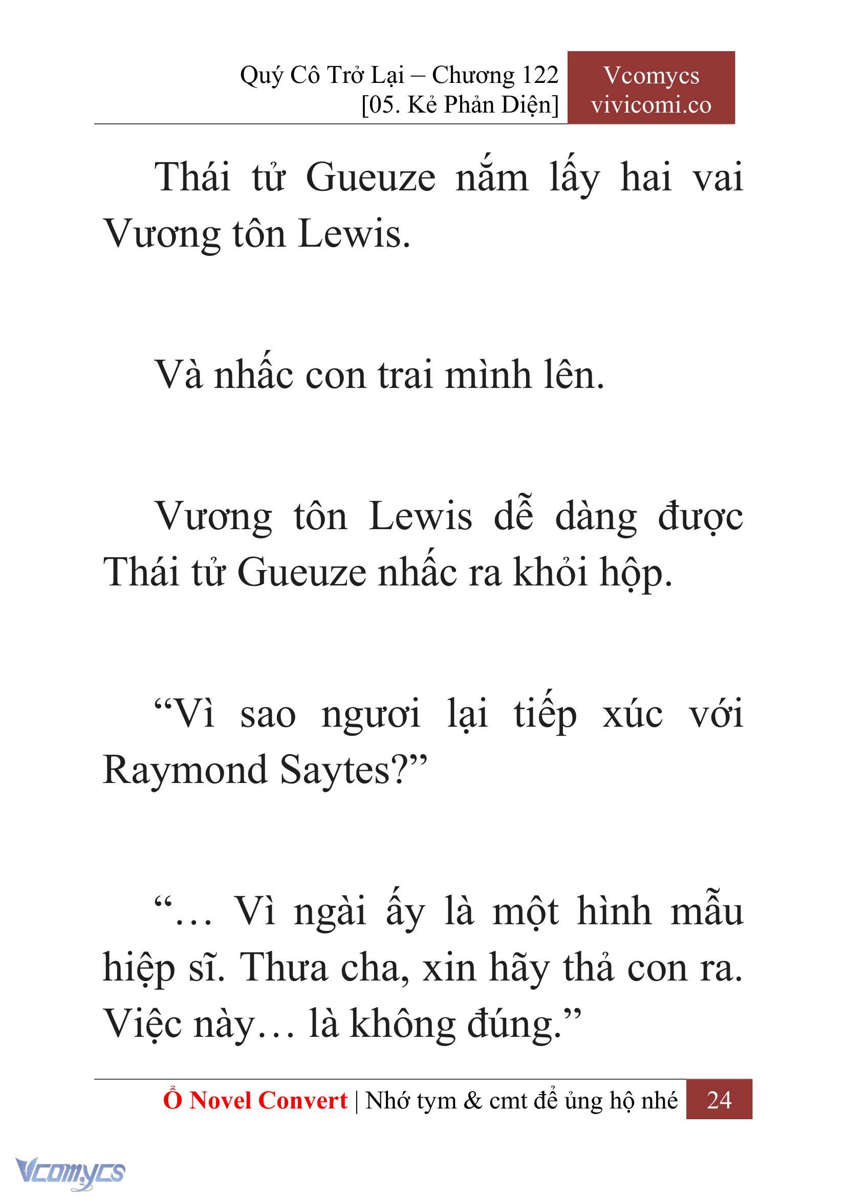 [Novel] Quý Cô Trở Lại Chap 122 - Trang 2