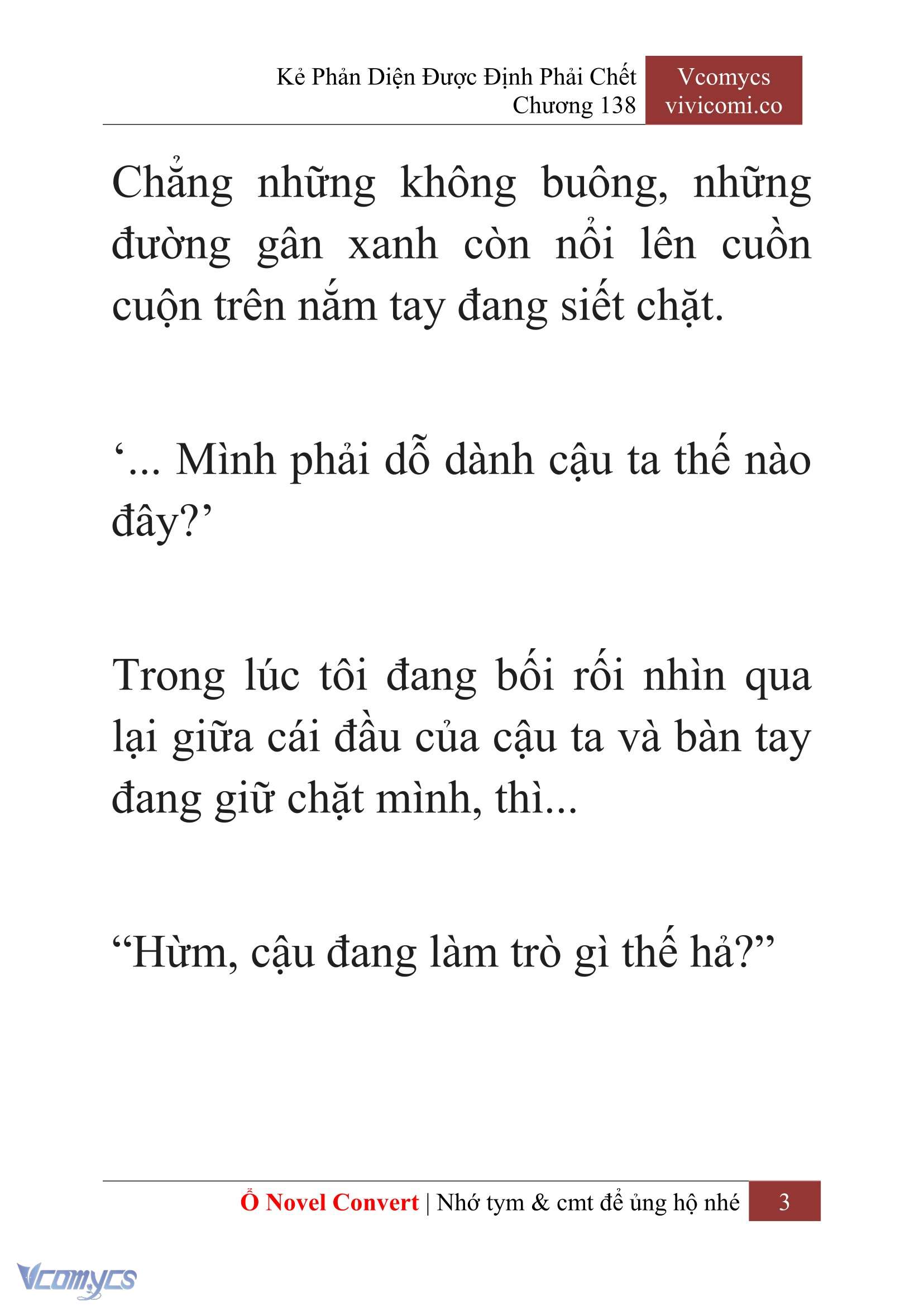 [Novel] Kẻ Phản Diện Được Định Phải Chết Chap 138 - Trang 2