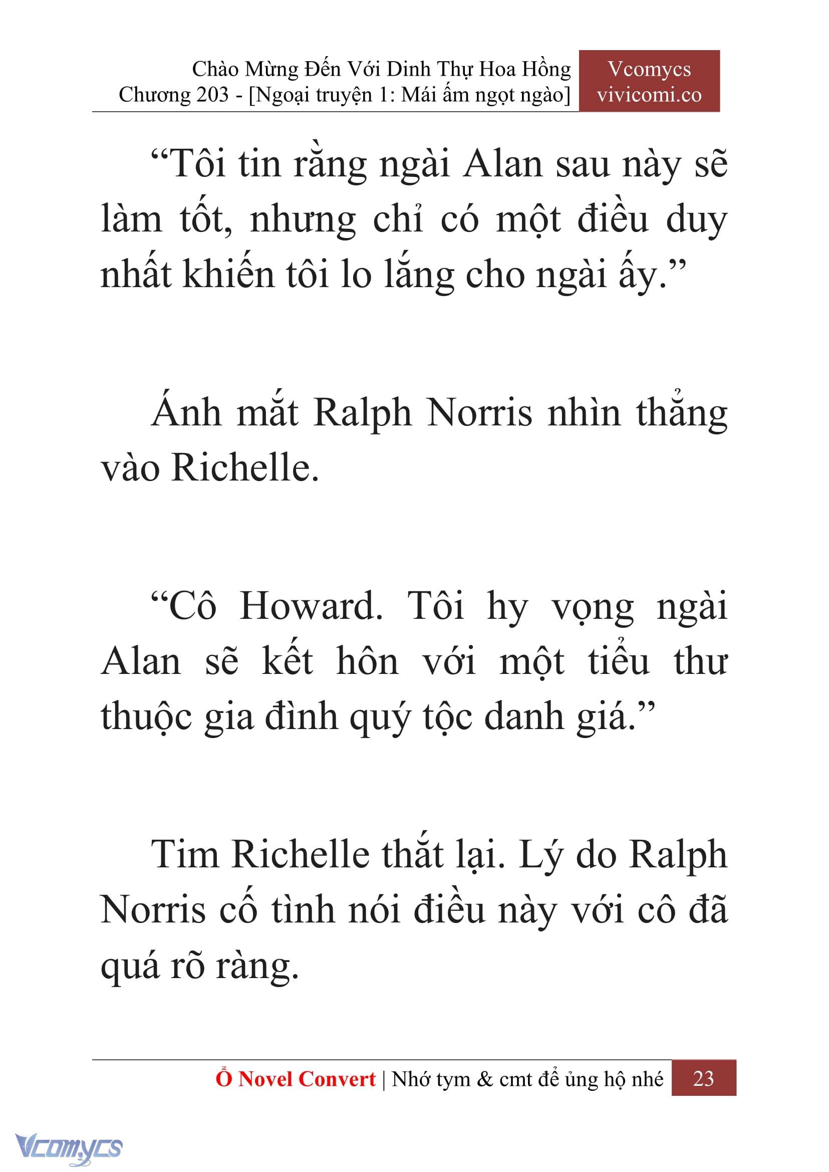 [Novel] Chào Mừng Đến Với Dinh Thự Hoa Hồng Chap 203 - Trang 2