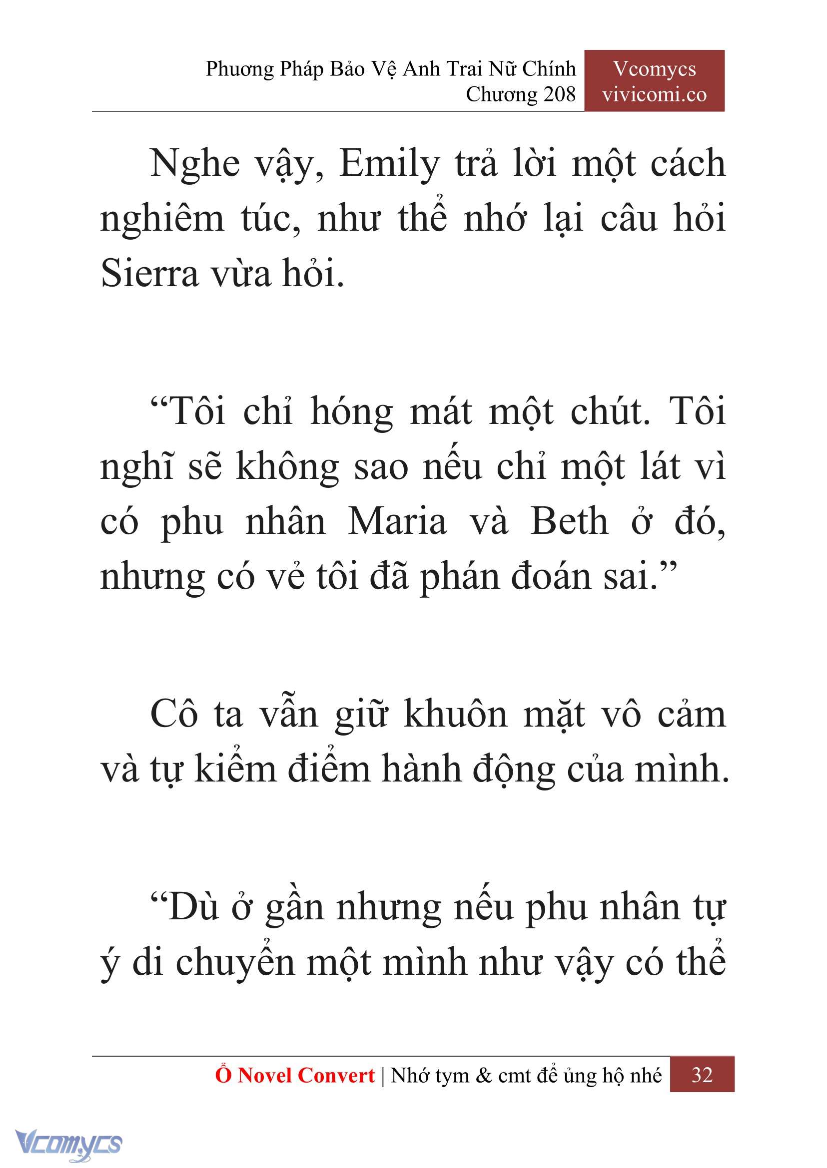 [Novel] Phương Pháp Bảo Vệ Anh Trai Nữ Chính Chap 208 - Trang 2