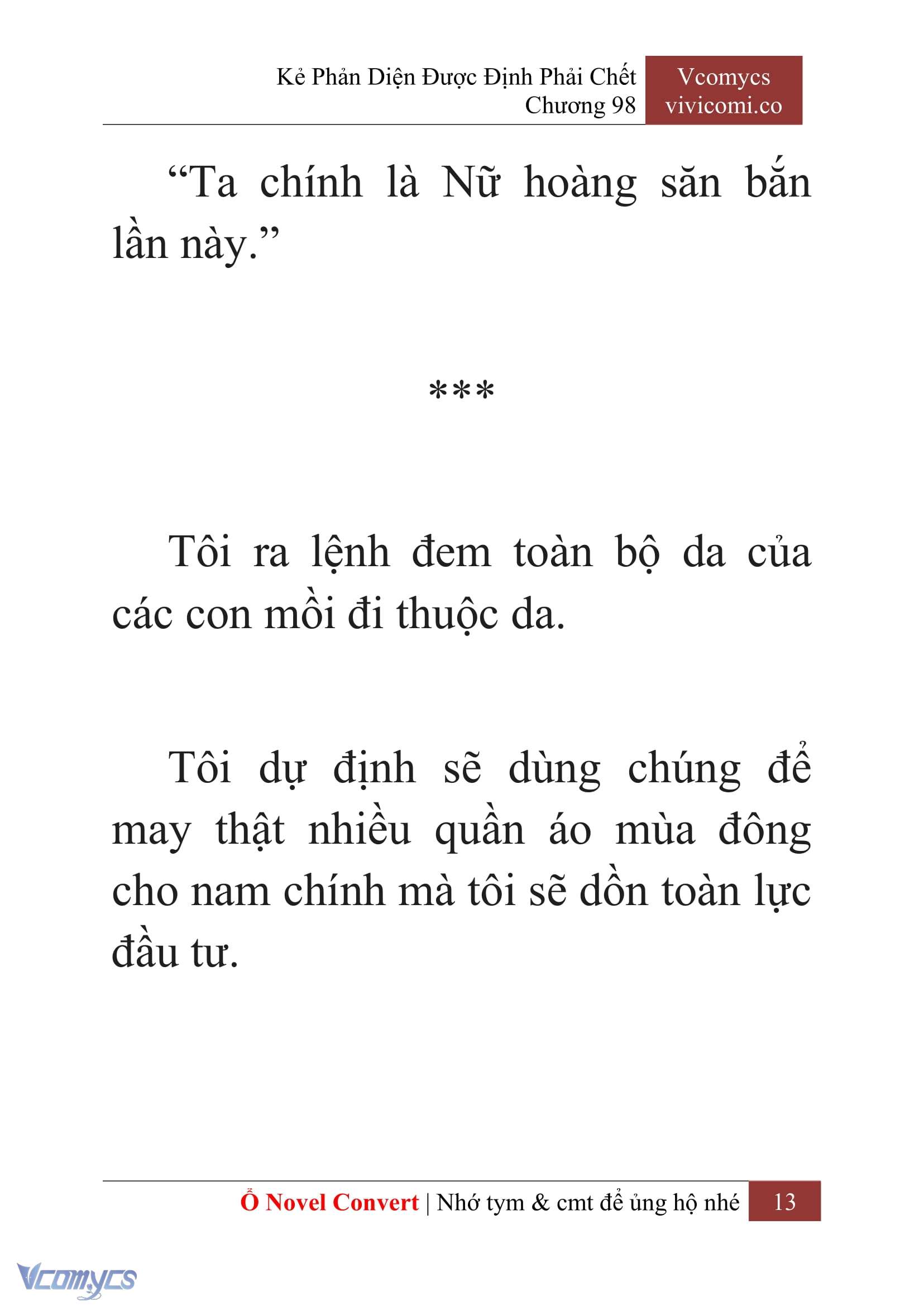 [Novel] Kẻ Phản Diện Được Định Phải Chết Chap 98 - Next Chap 99