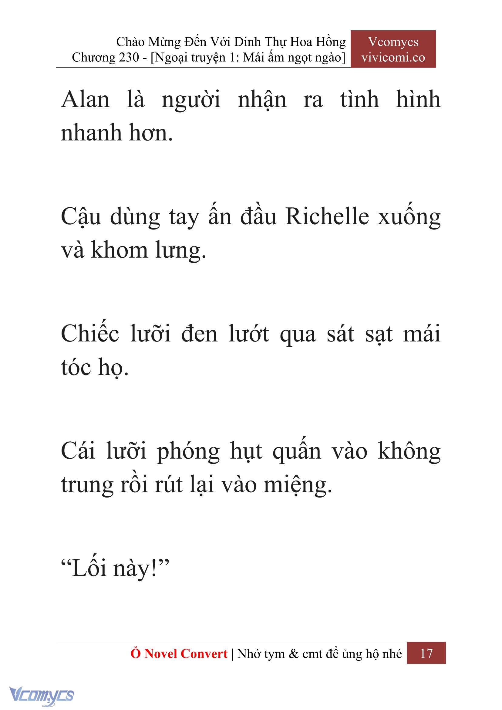 [Novel] Chào Mừng Đến Với Dinh Thự Hoa Hồng Chap 230 - Trang 2