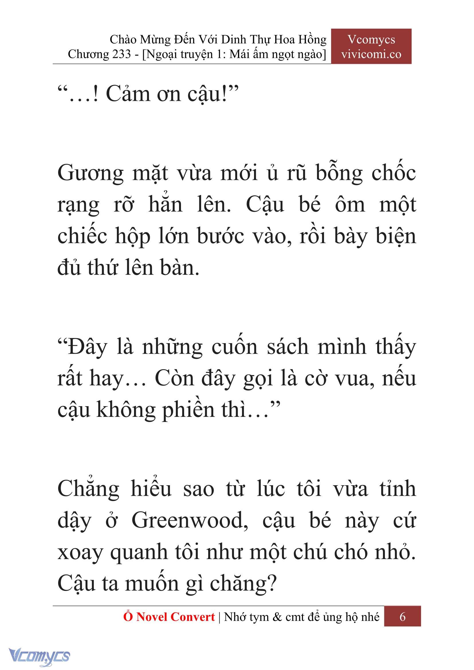 [Novel] Chào Mừng Đến Với Dinh Thự Hoa Hồng Chap 233 - Trang 2