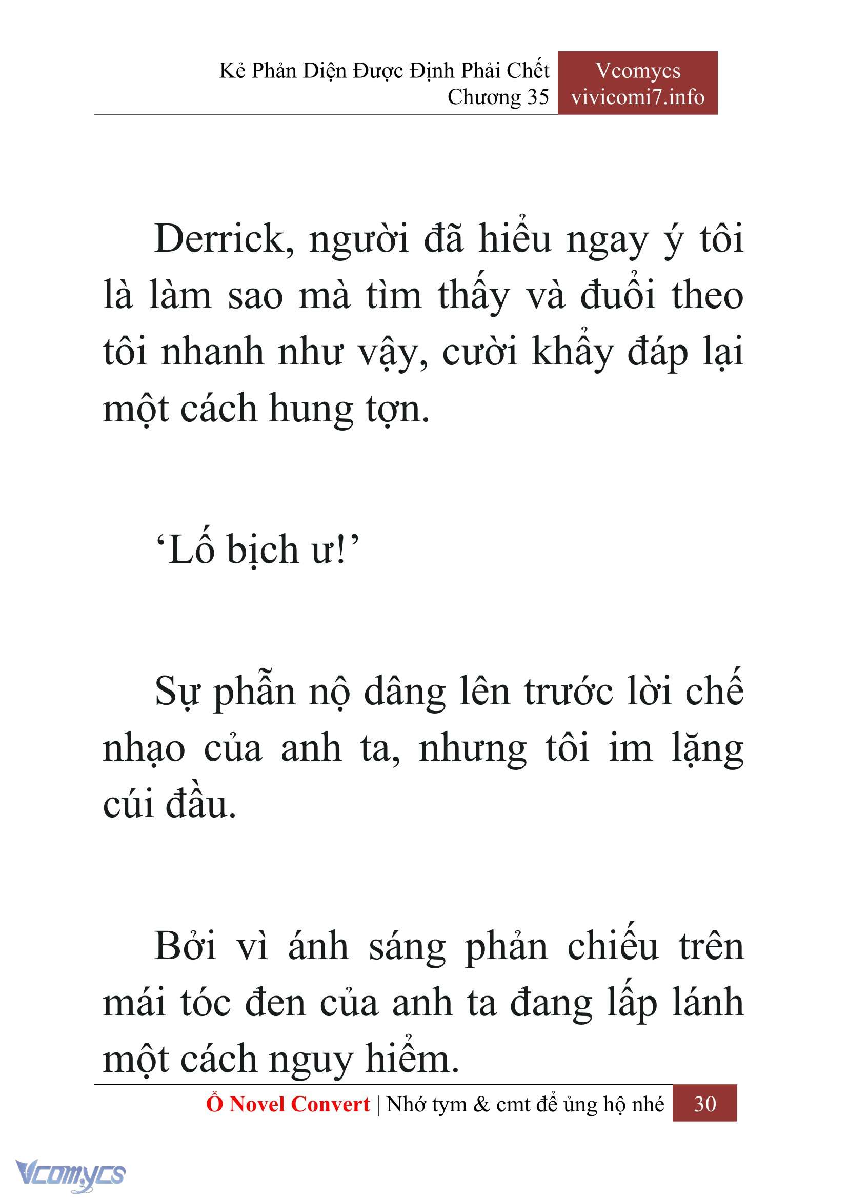[Novel] Kẻ Phản Diện Được Định Phải Chết Chap 35 - Next Chap 36