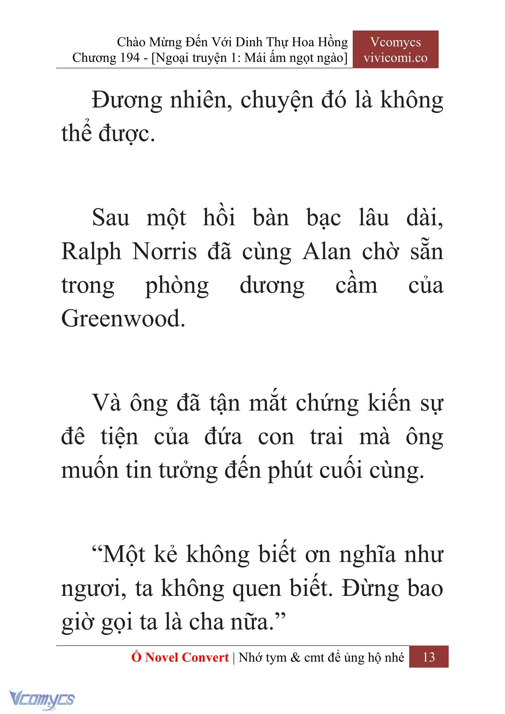 [Novel] Chào Mừng Đến Với Dinh Thự Hoa Hồng Chap 194 - Trang 2