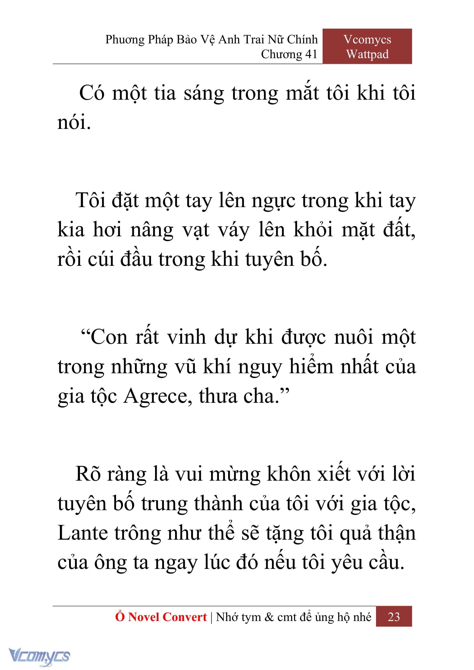 [Novel] Phương Pháp Bảo Vệ Anh Trai Nữ Chính Chap 41 - Trang 2