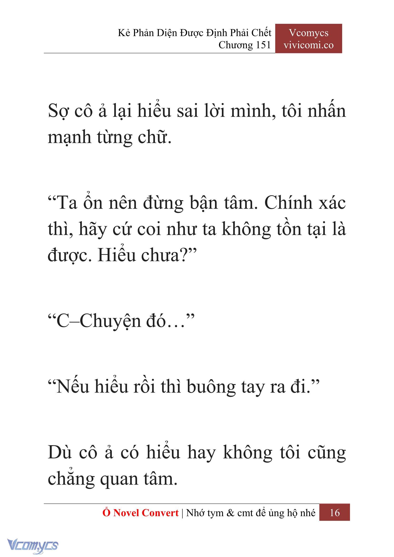 [Novel] Kẻ Phản Diện Được Định Phải Chết Chap 151 - Trang 2