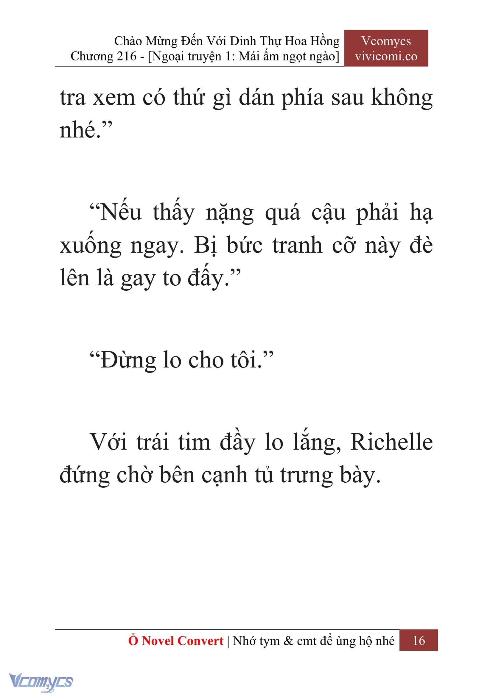 [Novel] Chào Mừng Đến Với Dinh Thự Hoa Hồng Chap 216 - Trang 2