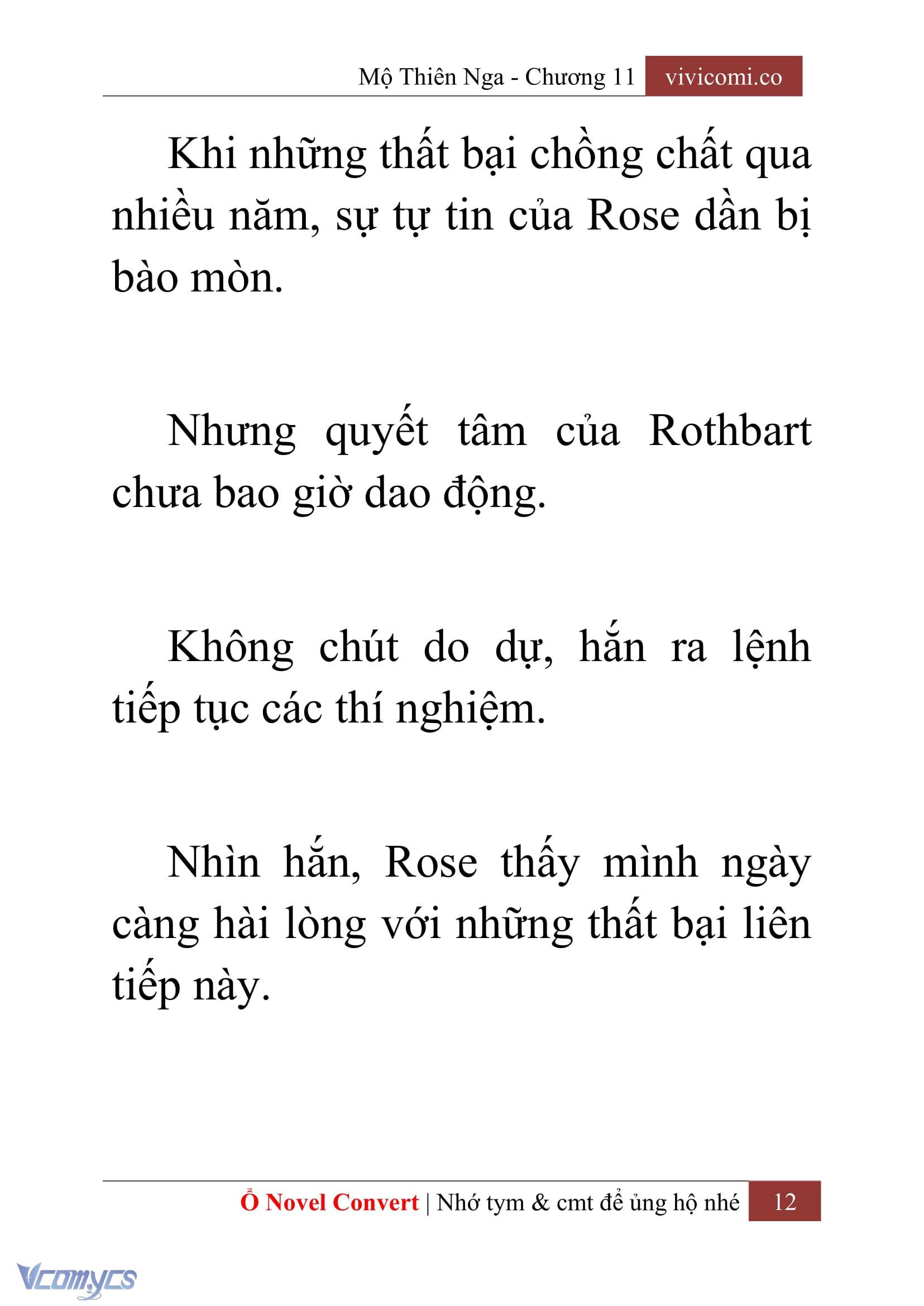 [Novel] Mộ Thiên Nga Chap 11 - Trang 2