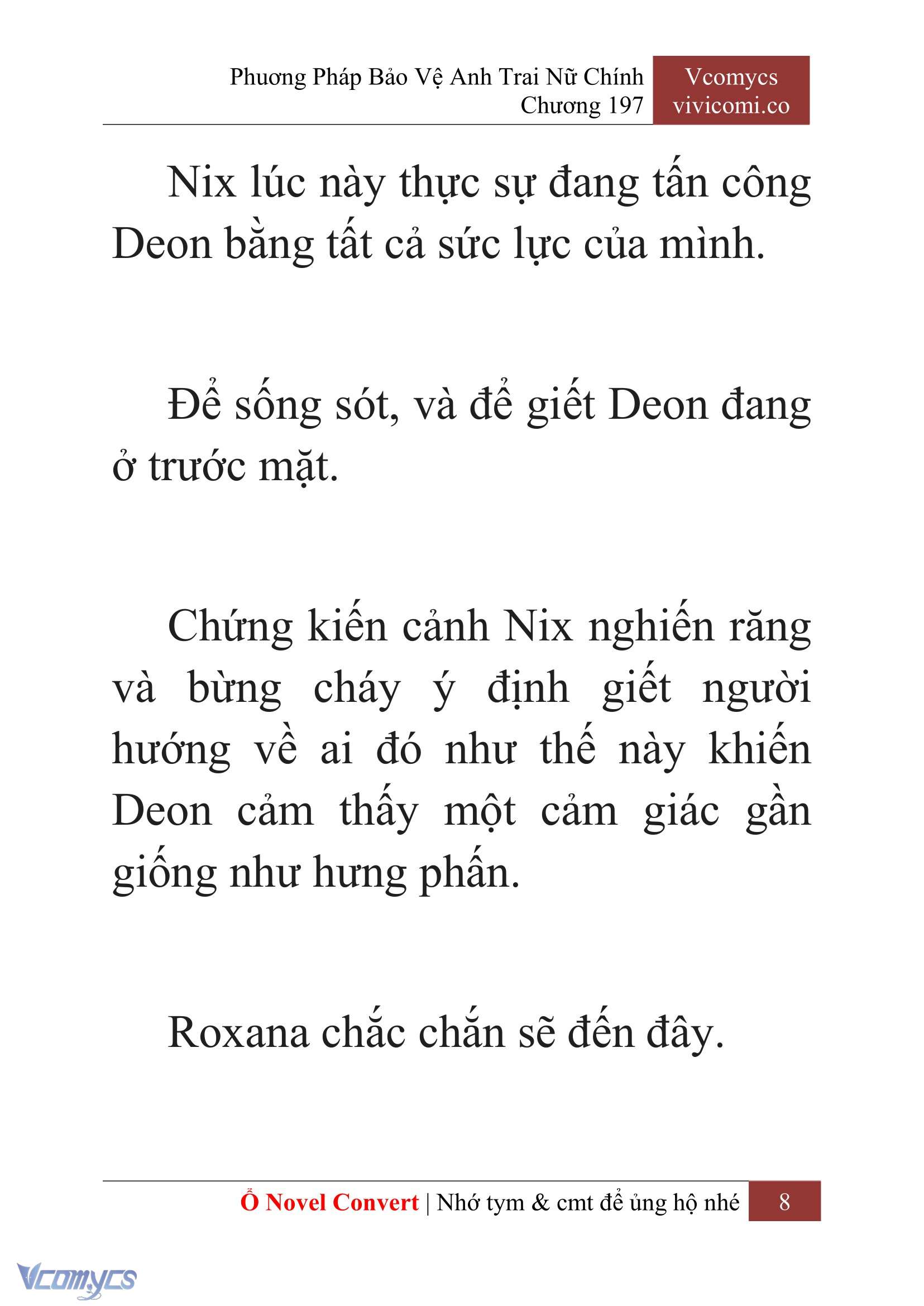 [Novel] Phương Pháp Bảo Vệ Anh Trai Nữ Chính Chap 197 - Trang 2