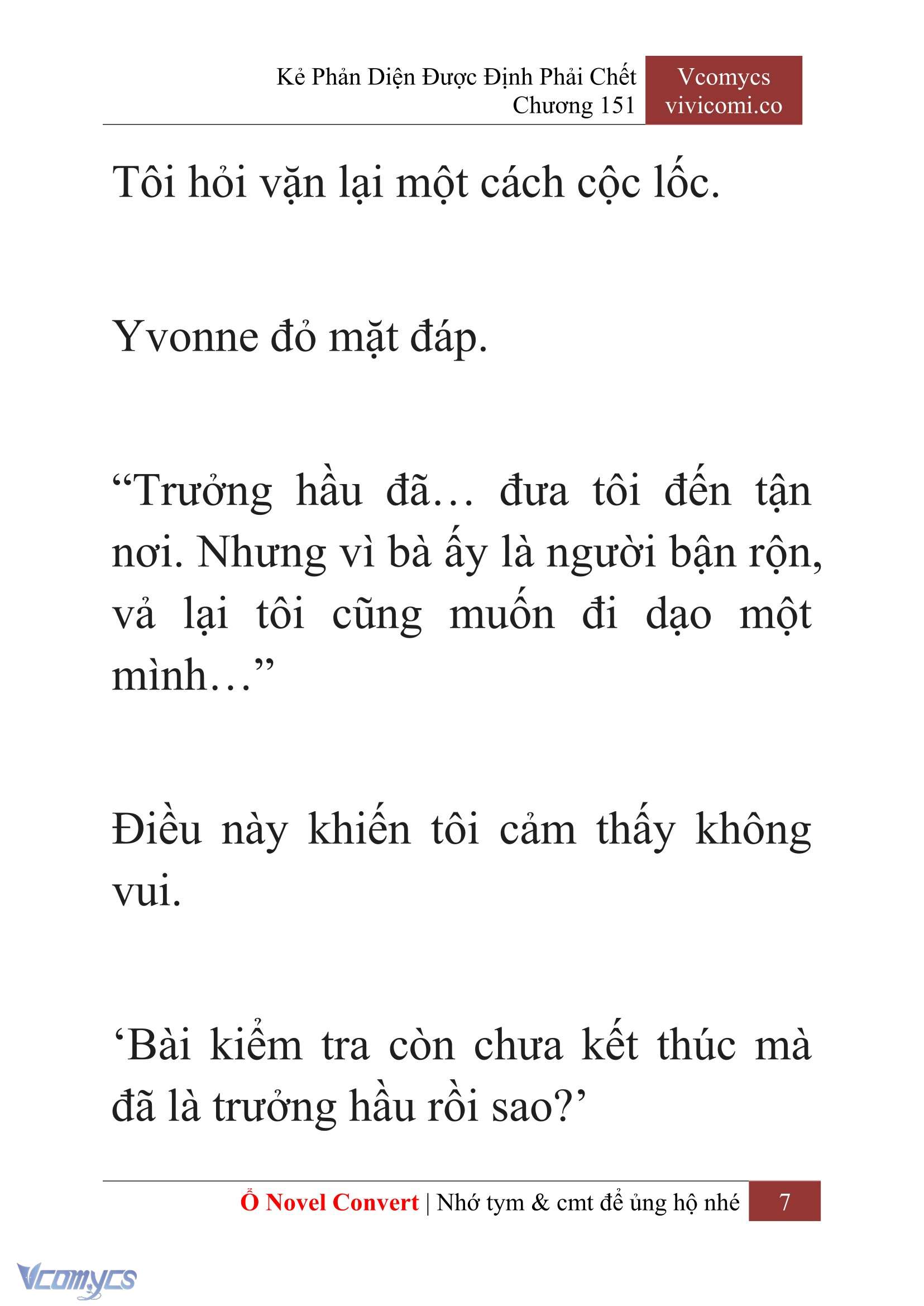 [Novel] Kẻ Phản Diện Được Định Phải Chết Chap 151 - Trang 2