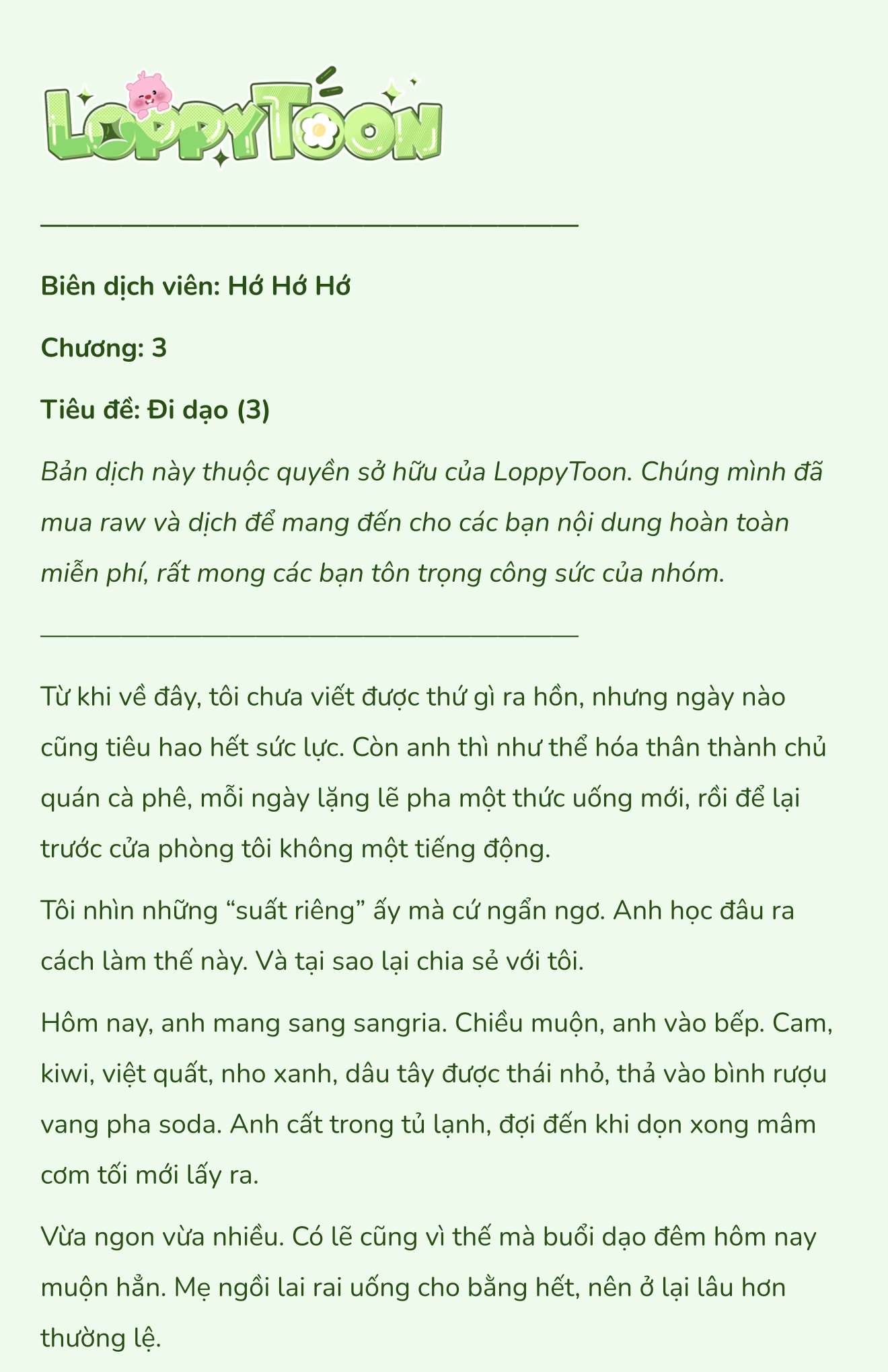 [Novel] Khúc Hát Giữa Mùa Hè Chap 3 - Trang 2
