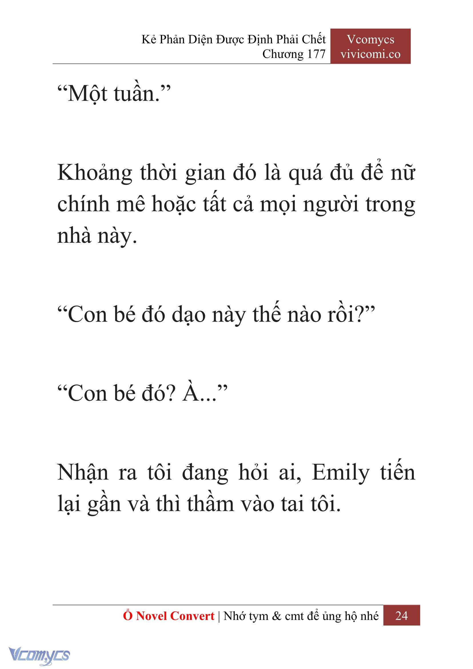 [Novel] Kẻ Phản Diện Được Định Phải Chết Chap 177 - Trang 2