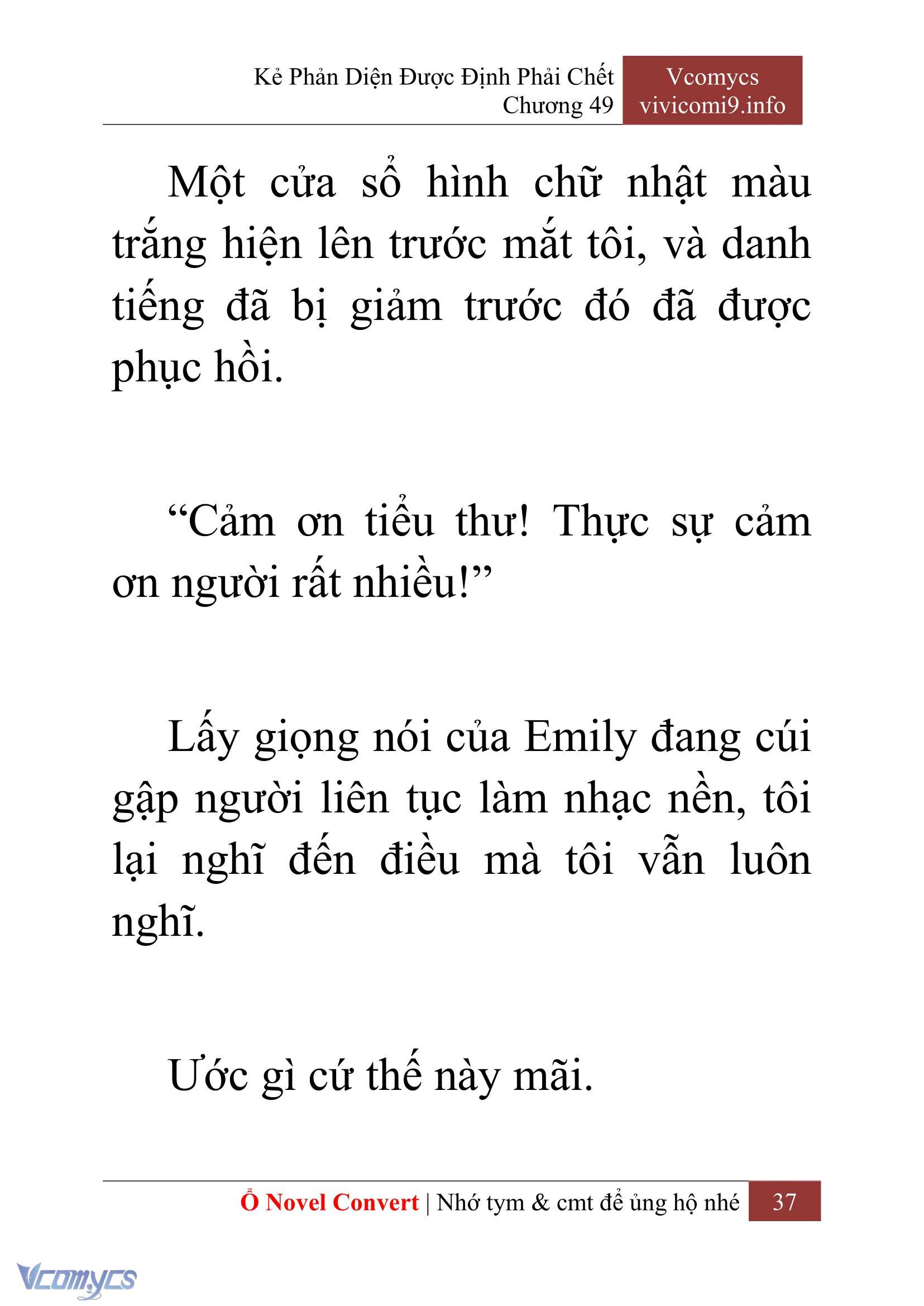 [Novel] Kẻ Phản Diện Được Định Phải Chết Chap 49 - Next Chap 50