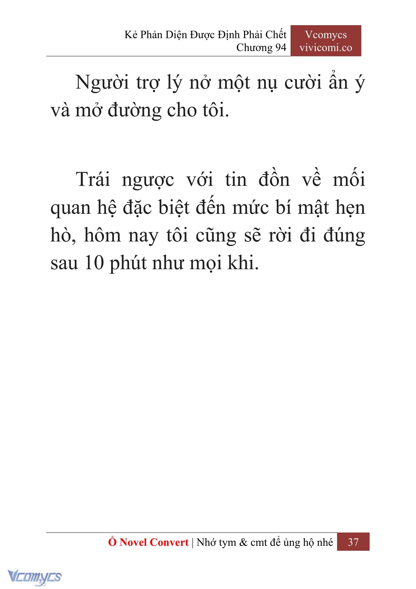 [Novel] Kẻ Phản Diện Được Định Phải Chết Chap 94 - Trang 2