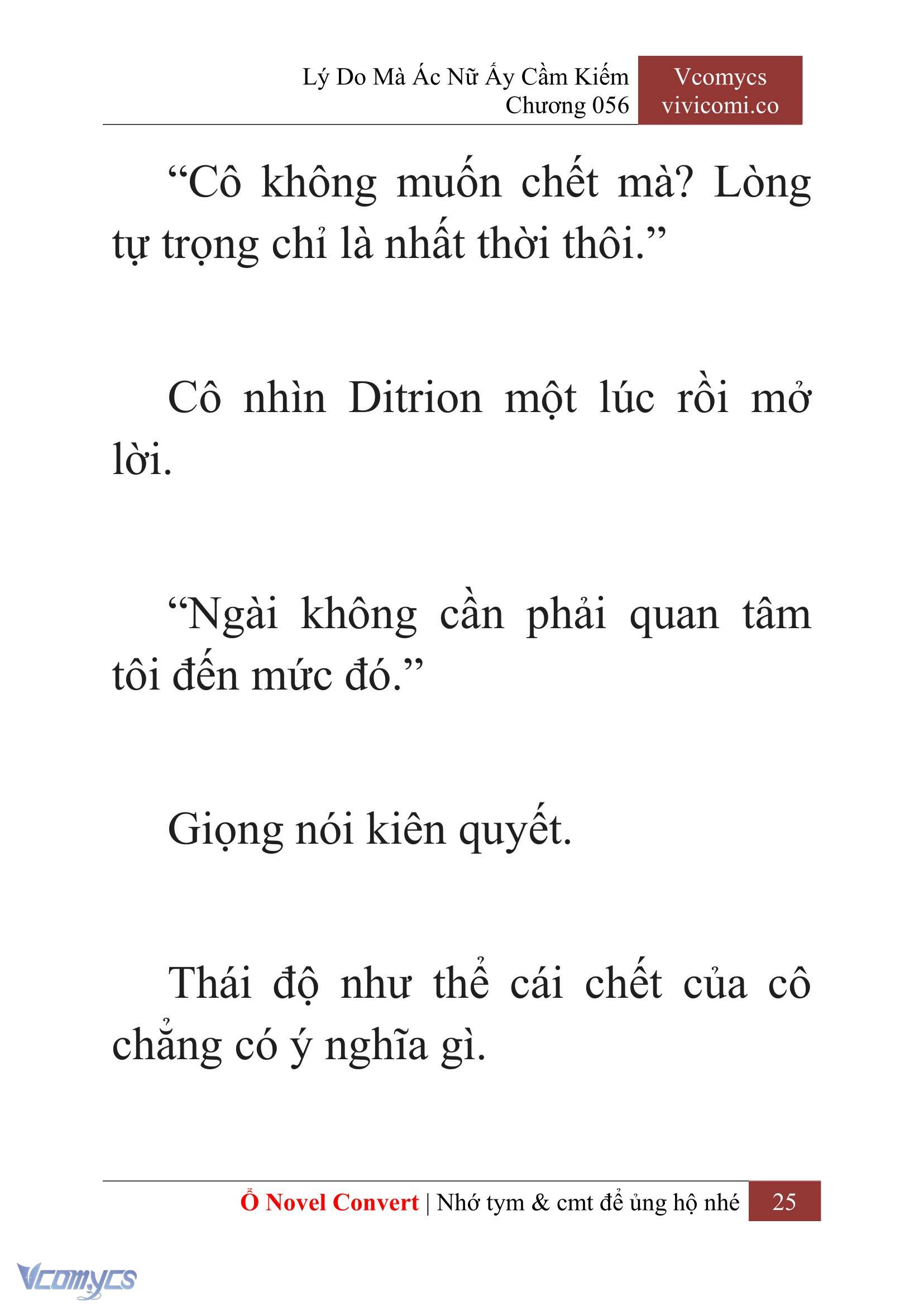 [Novel] Lý Do Mà Ác Nữ Ấy Cầm Kiếm Chap 56 - Next Chap 57