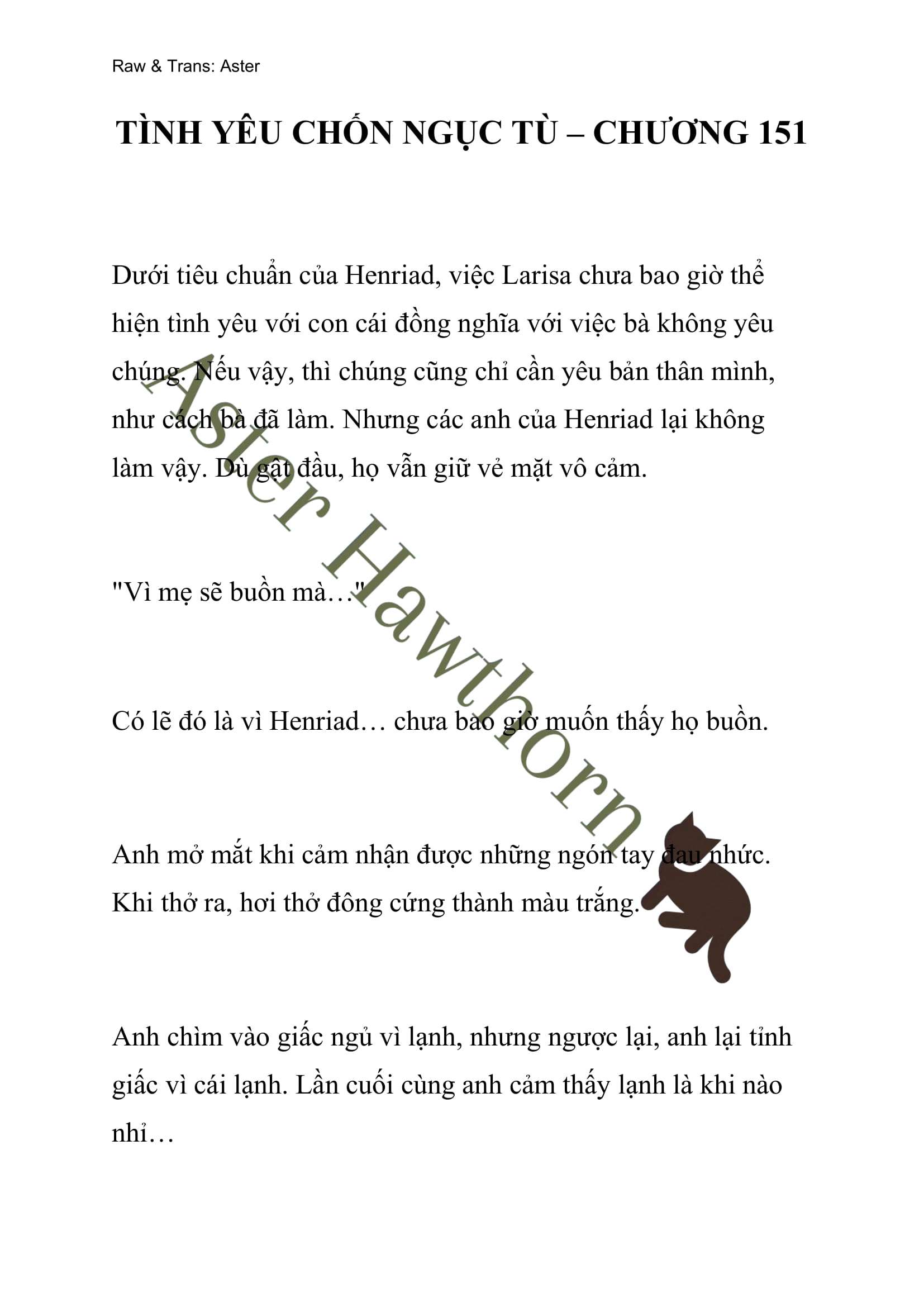 [NOVEL] Tình Yêu Chốn Ngục Tù Chap 151 - Next Chap 152