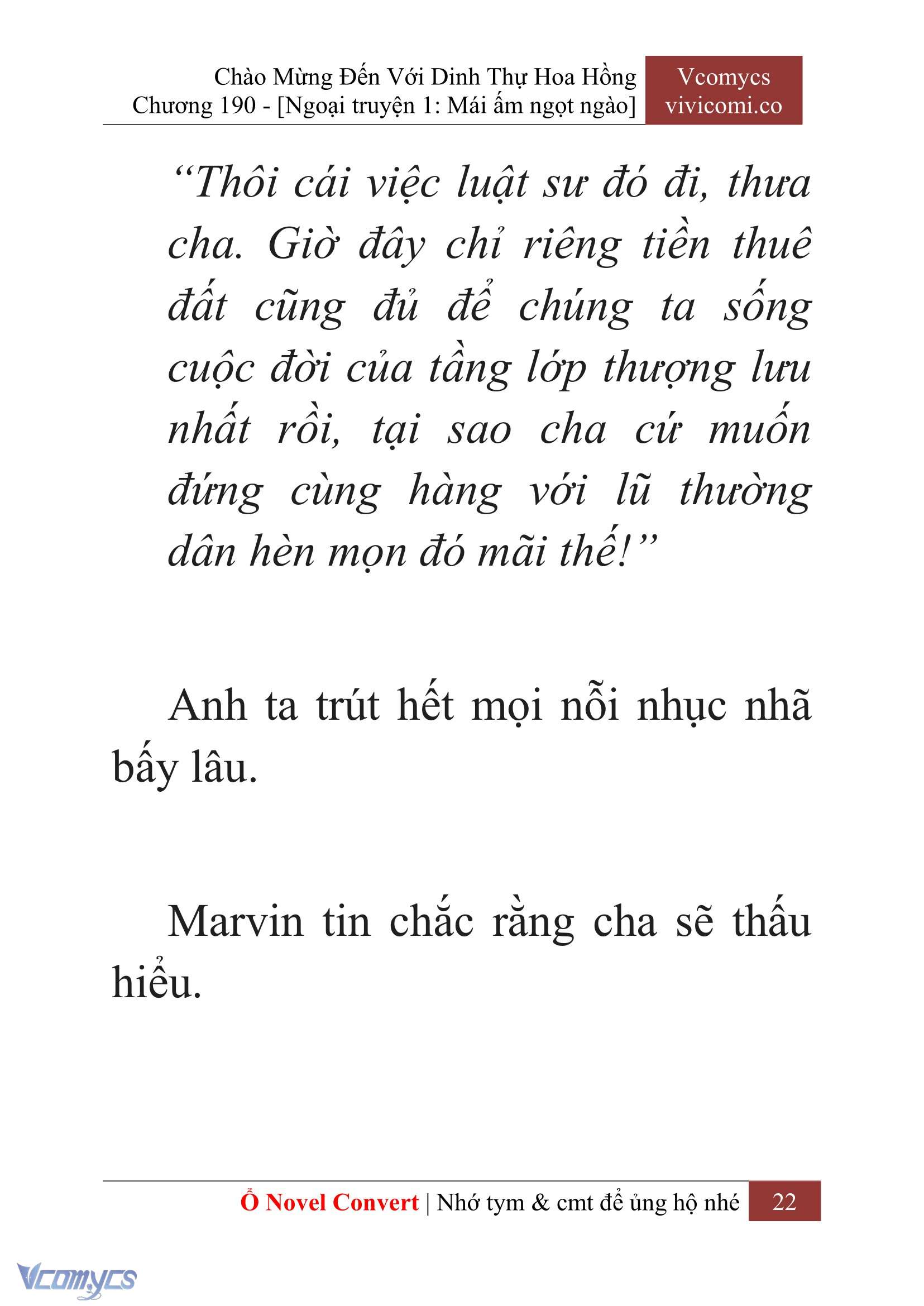[Novel] Chào Mừng Đến Với Dinh Thự Hoa Hồng Chap 190 - Trang 2