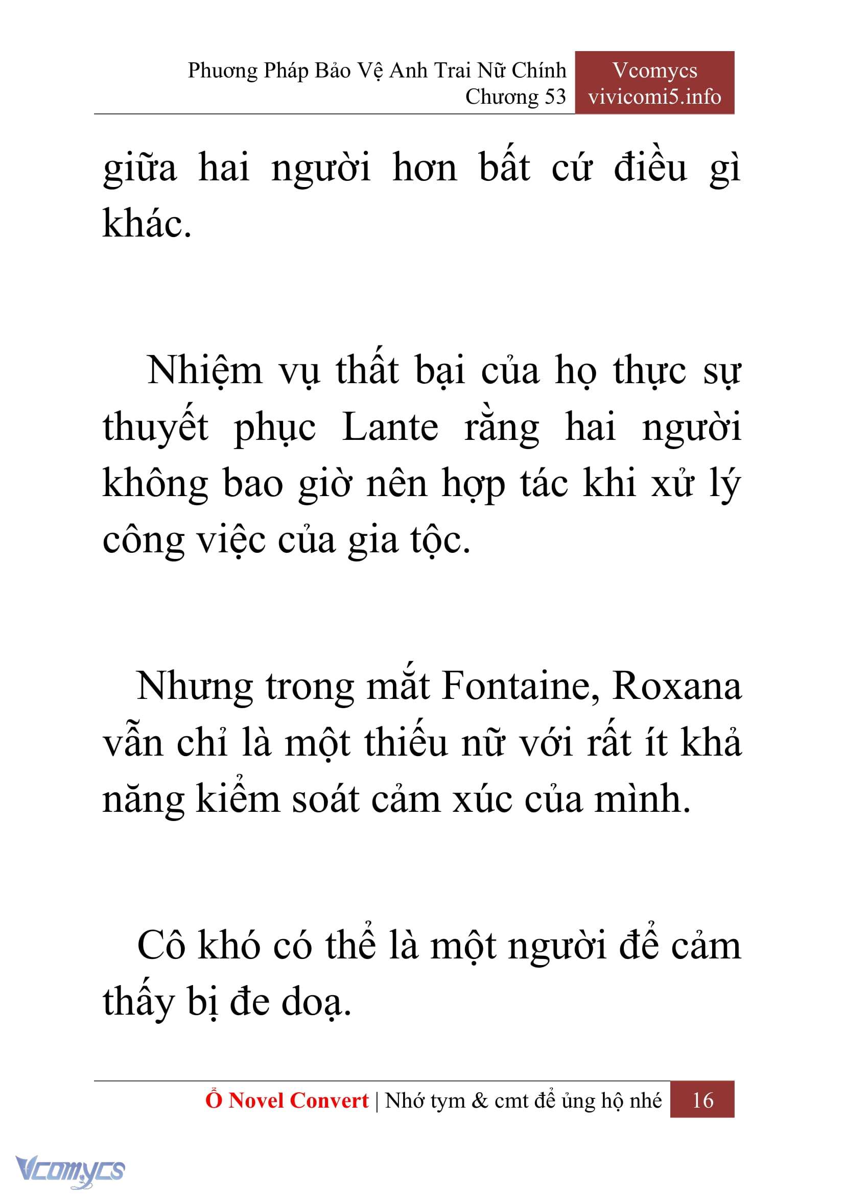 [Novel] Phương Pháp Bảo Vệ Anh Trai Nữ Chính Chap 53 - Trang 2