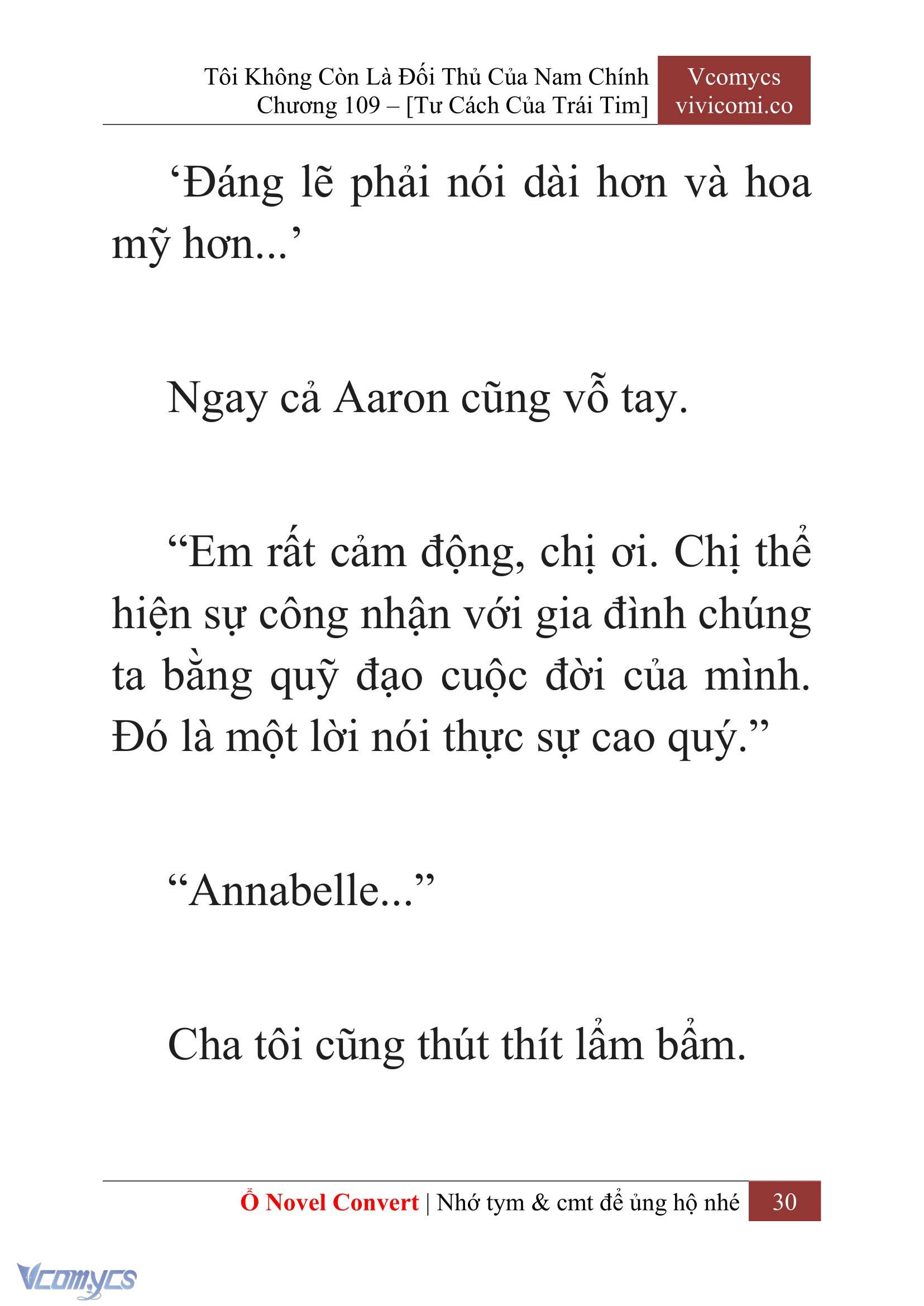 [Novel] Tôi Không Còn Là Đối Thủ Của Nam Chính Chap 109 - Trang 2