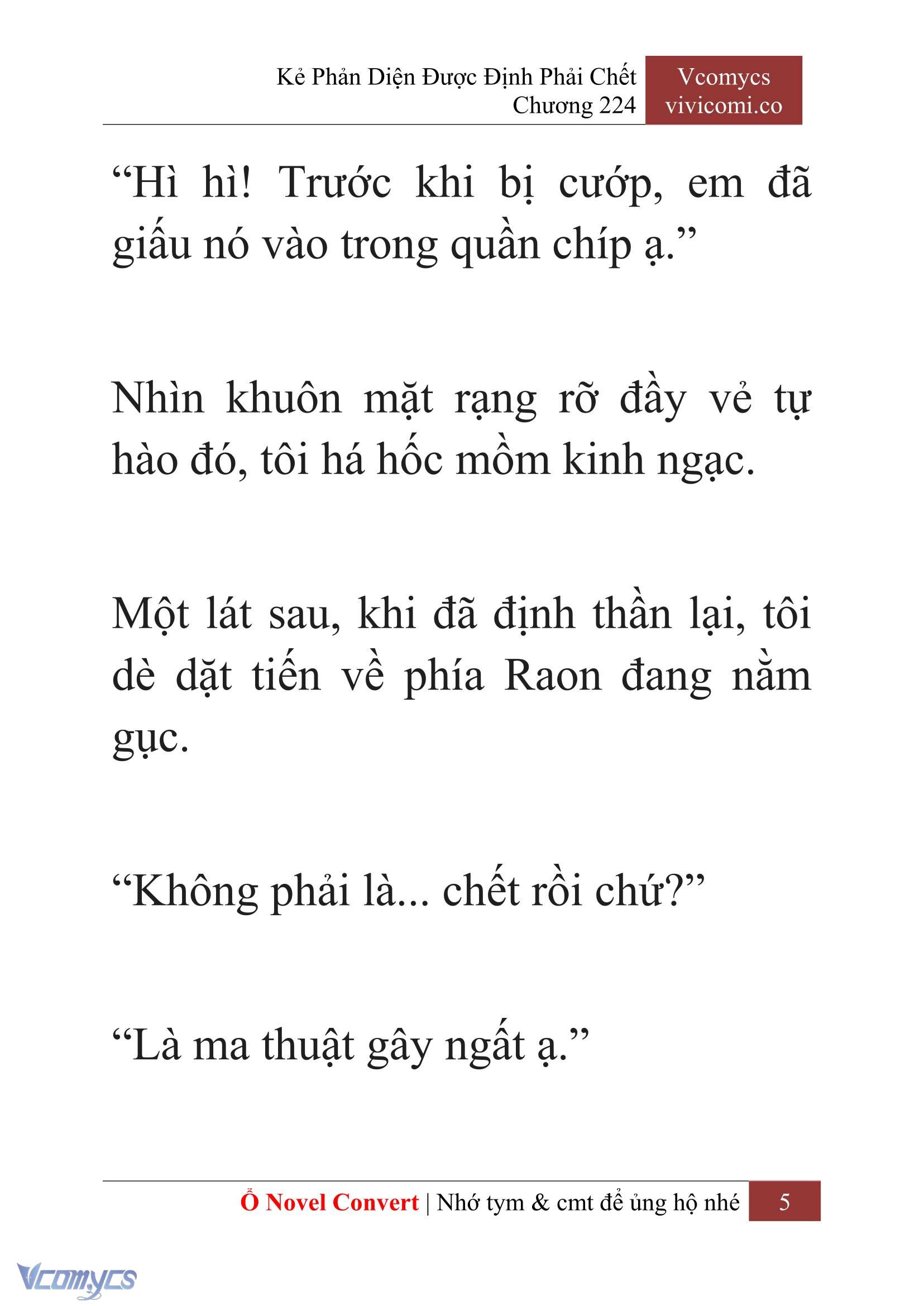 [Novel] Kẻ Phản Diện Được Định Phải Chết Chap 224 - Trang 2