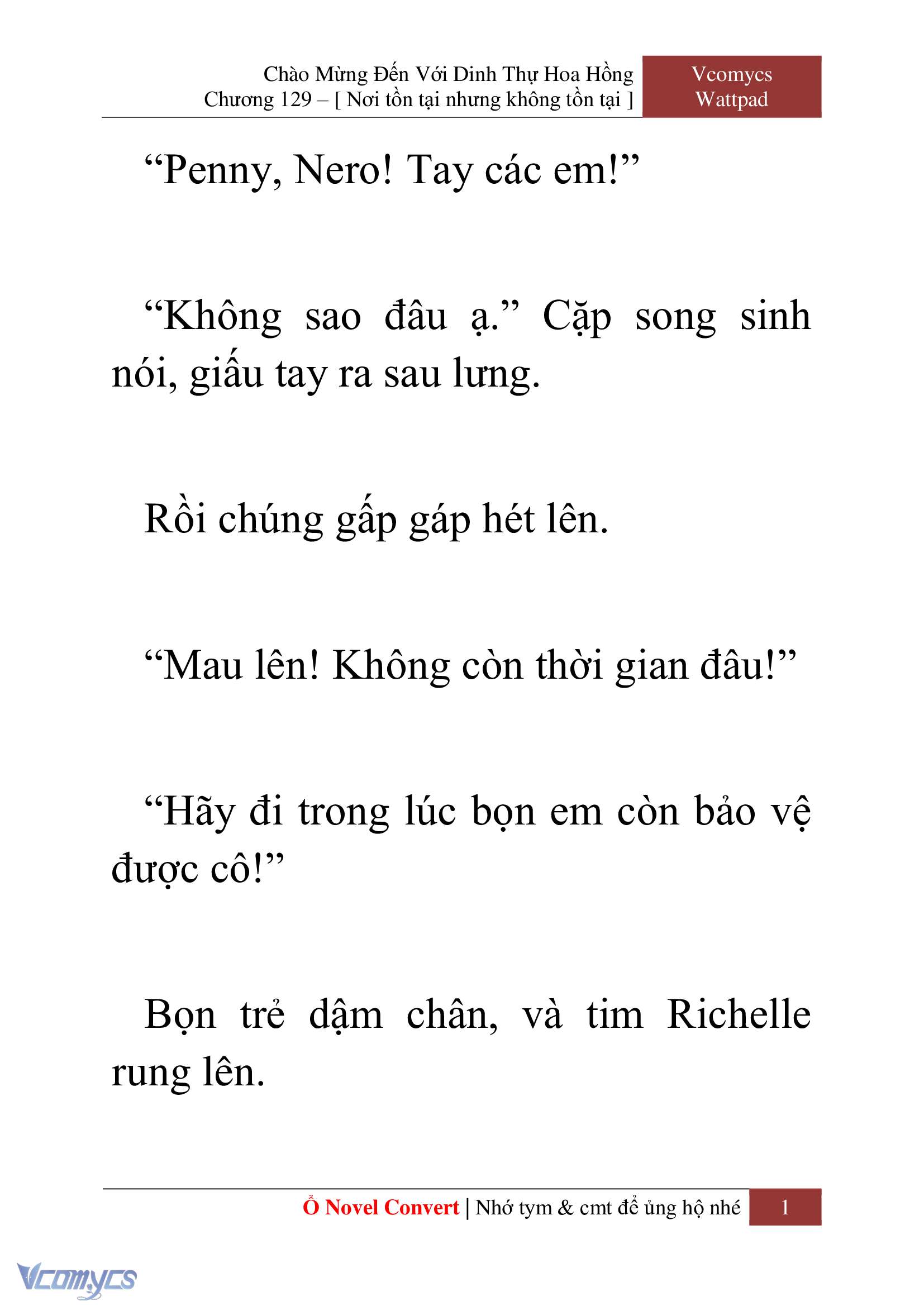 [Novel] Chào Mừng Đến Với Dinh Thự Hoa Hồng Chap 129 - Trang 2