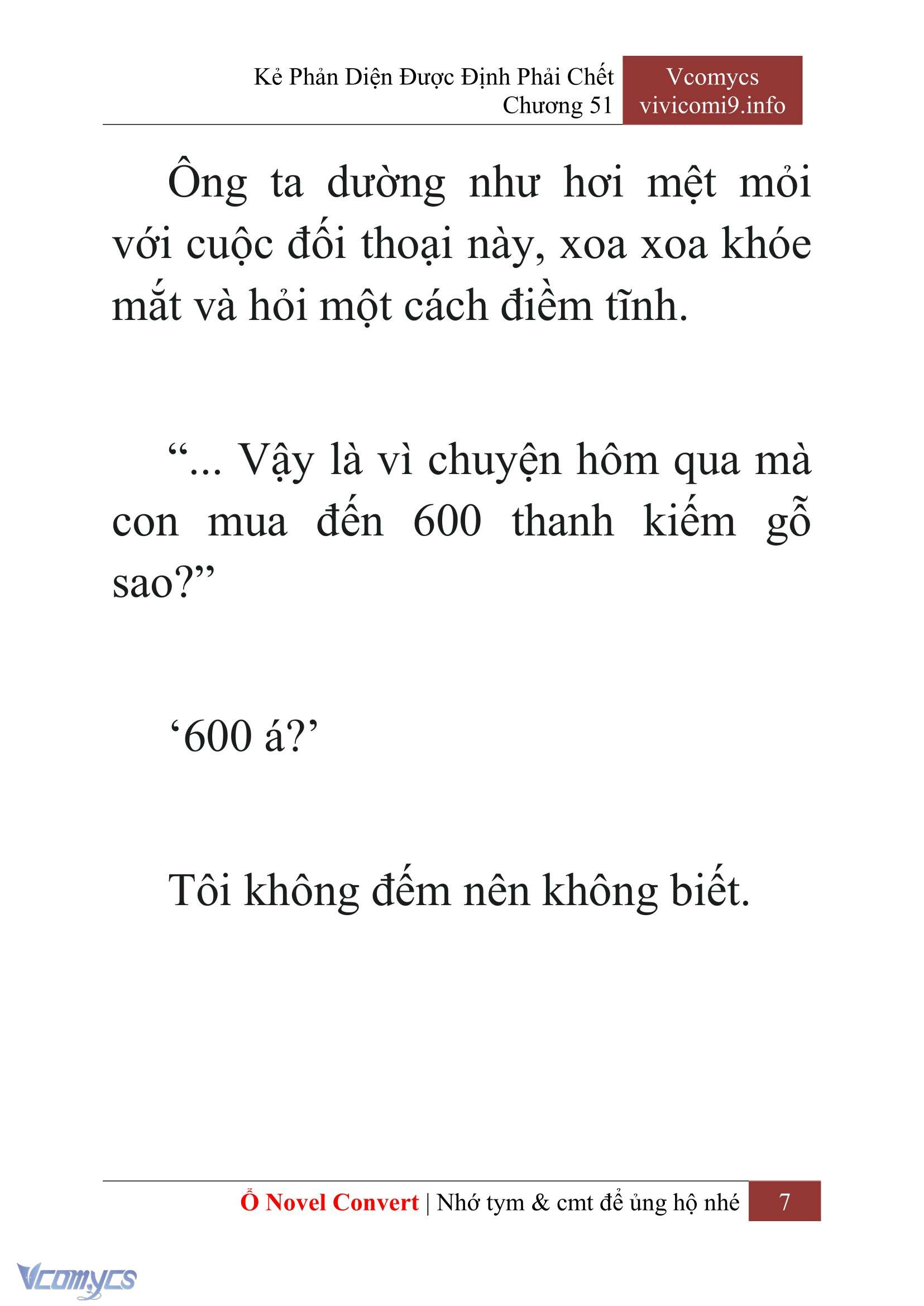 [Novel] Kẻ Phản Diện Được Định Phải Chết Chap 51 - Next Chap 52