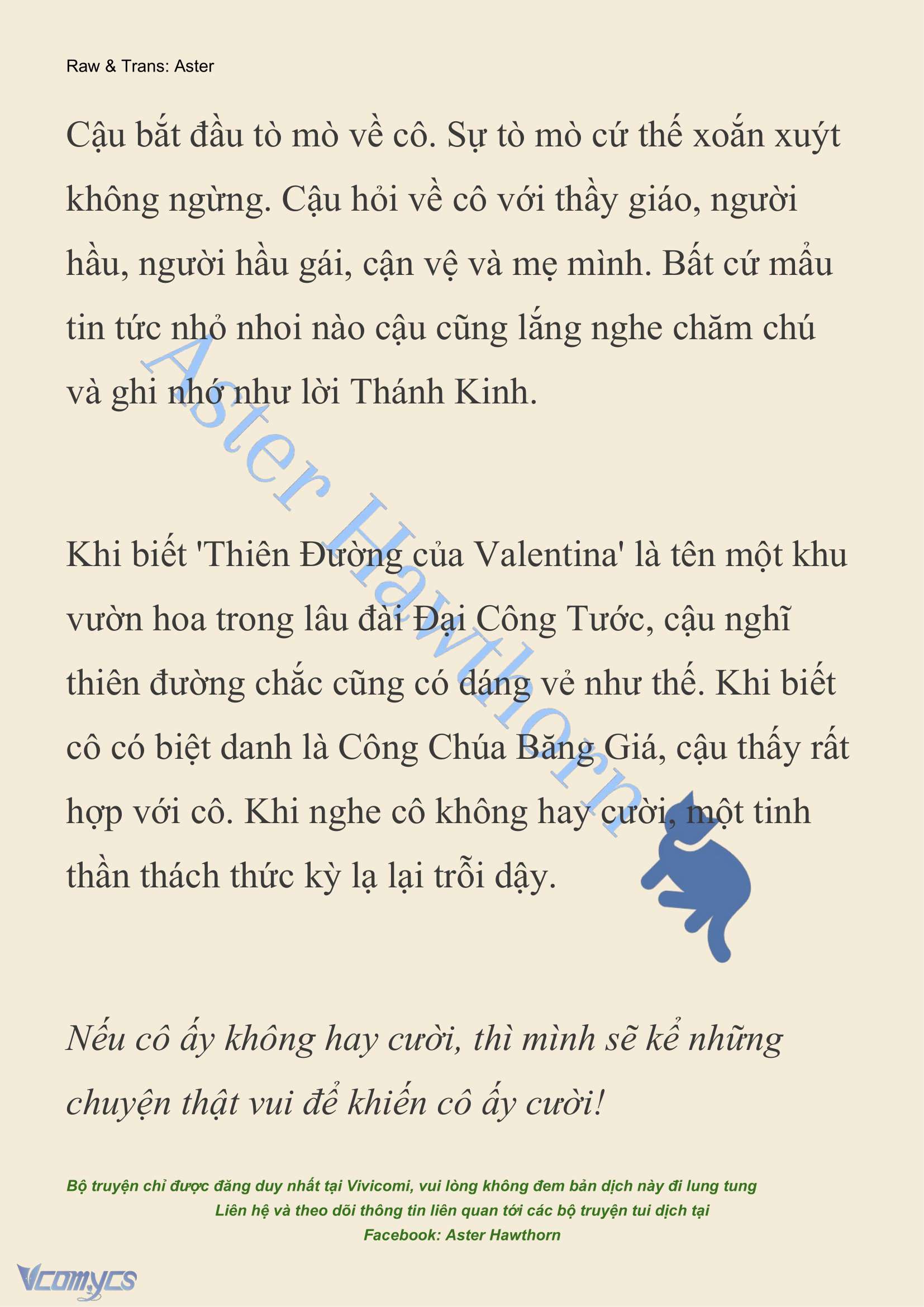 [NOVEL] Thiên Đường Của Valentina Chap 4 - Next Chap 5