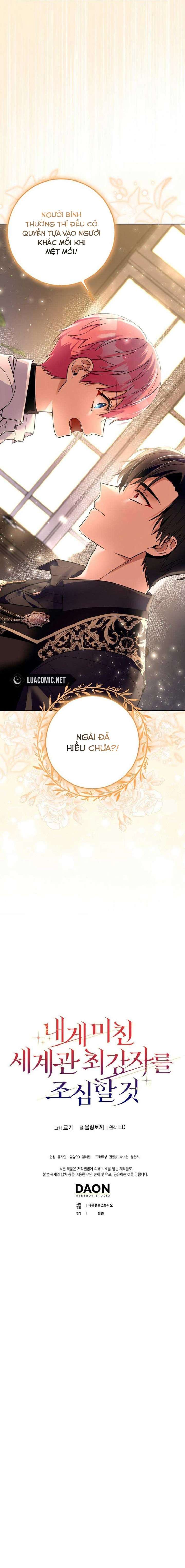 Hãy Cẩn Thận Với Người Đàn Ông Mạnh Nhất Đang Mê Muội Tôi Chap 7 - Trang 4