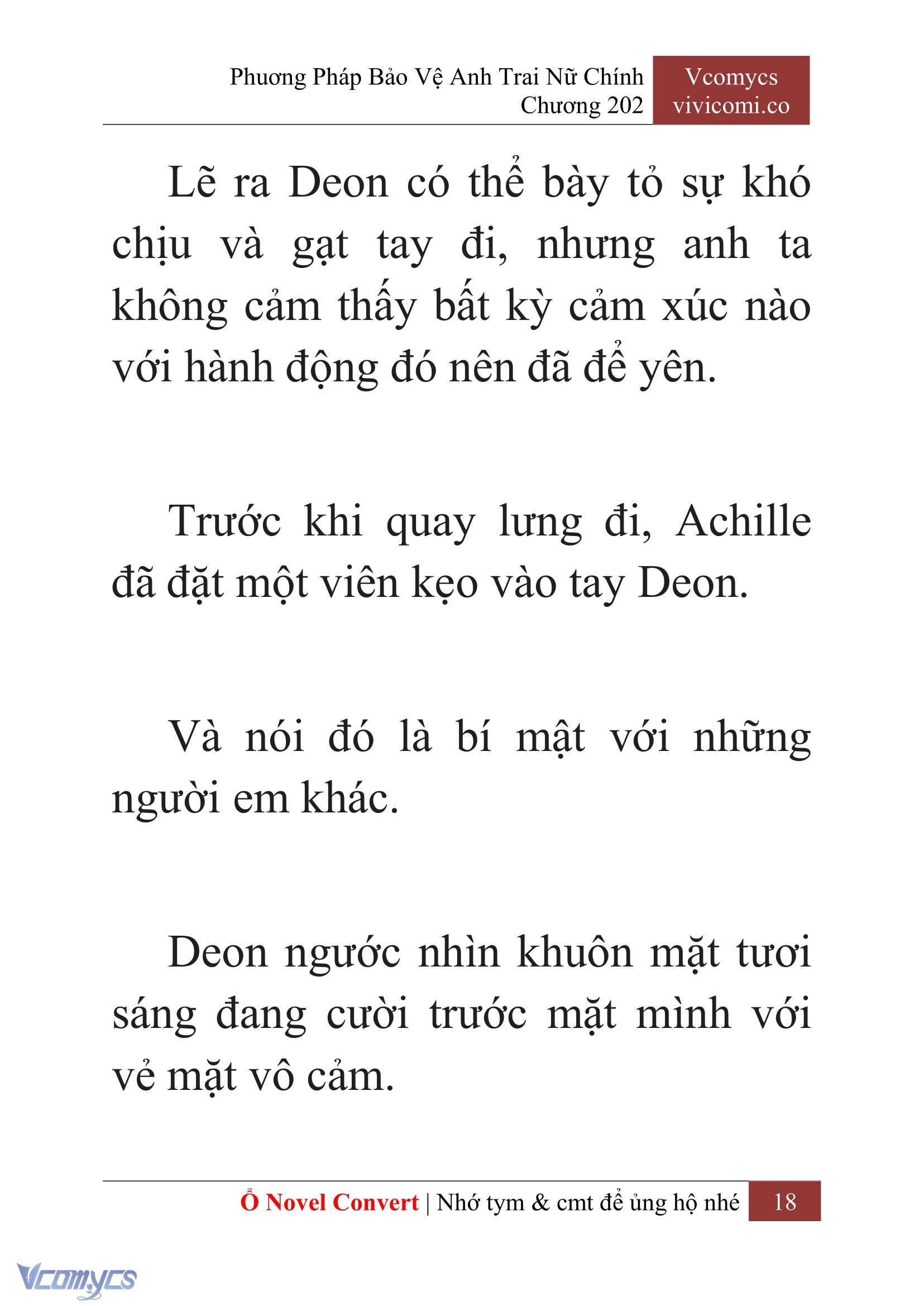 [Novel] Phương Pháp Bảo Vệ Anh Trai Nữ Chính Chap 202 - Trang 2