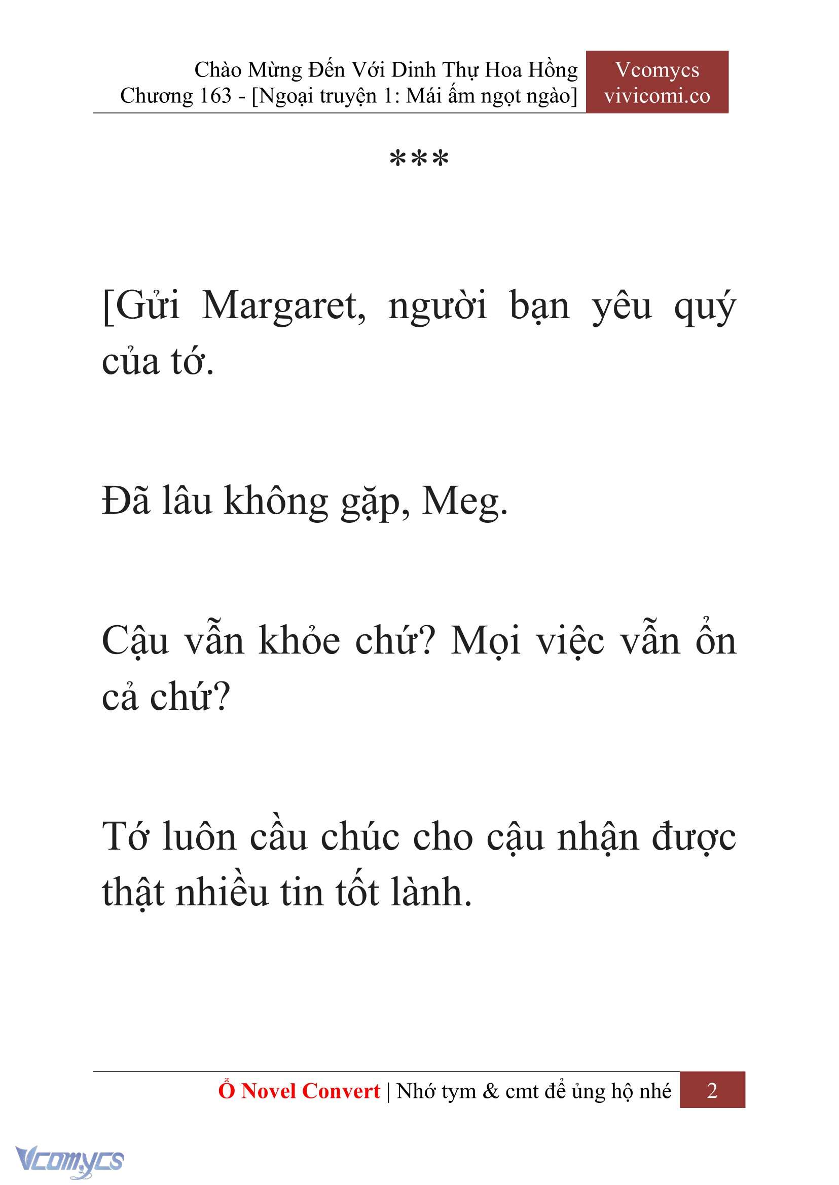[Novel] Chào Mừng Đến Với Dinh Thự Hoa Hồng Chap 163 - Next Chap 164