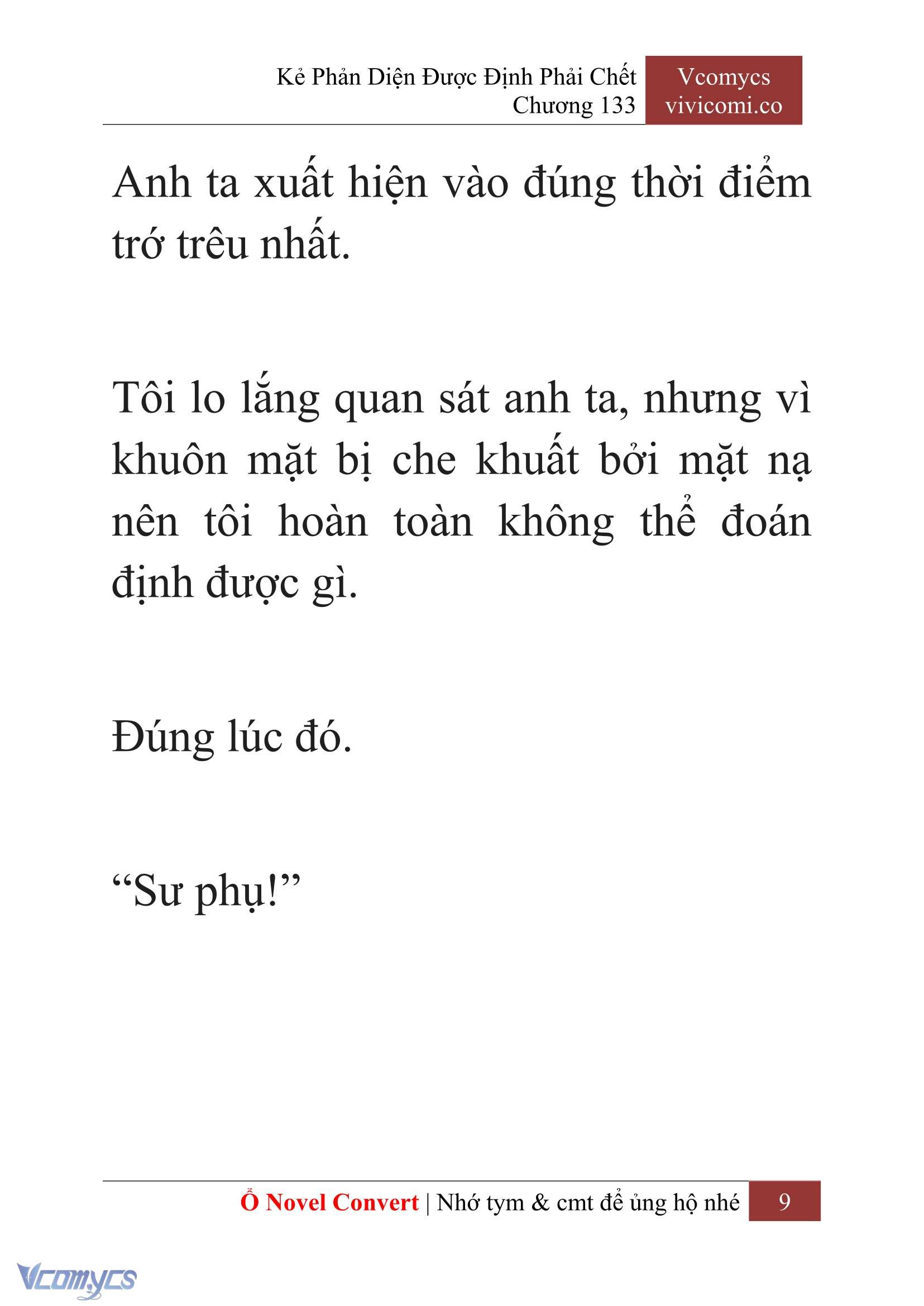 [Novel] Kẻ Phản Diện Được Định Phải Chết Chap 133 - Trang 2