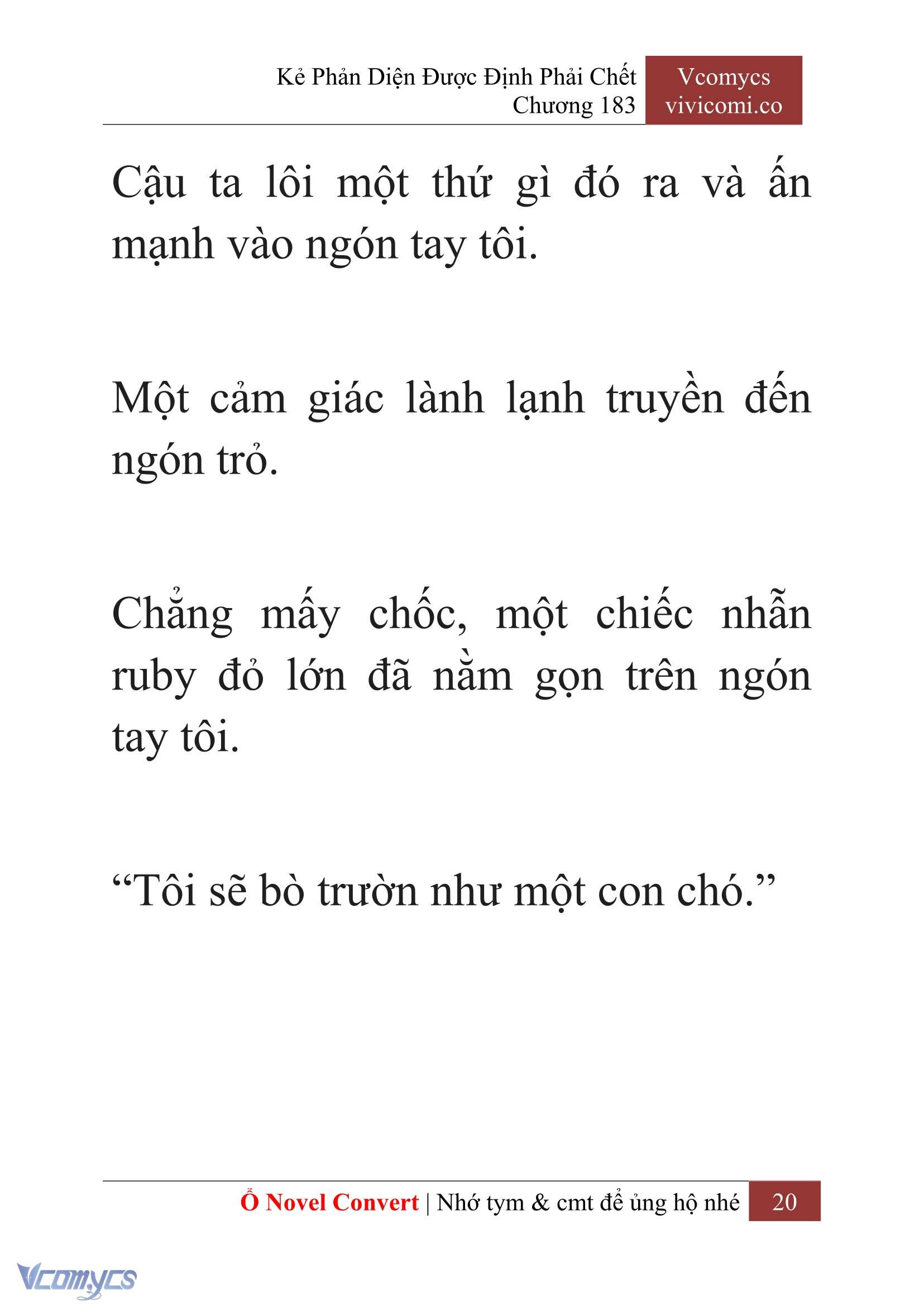 [Novel] Kẻ Phản Diện Được Định Phải Chết Chap 183 - Trang 2