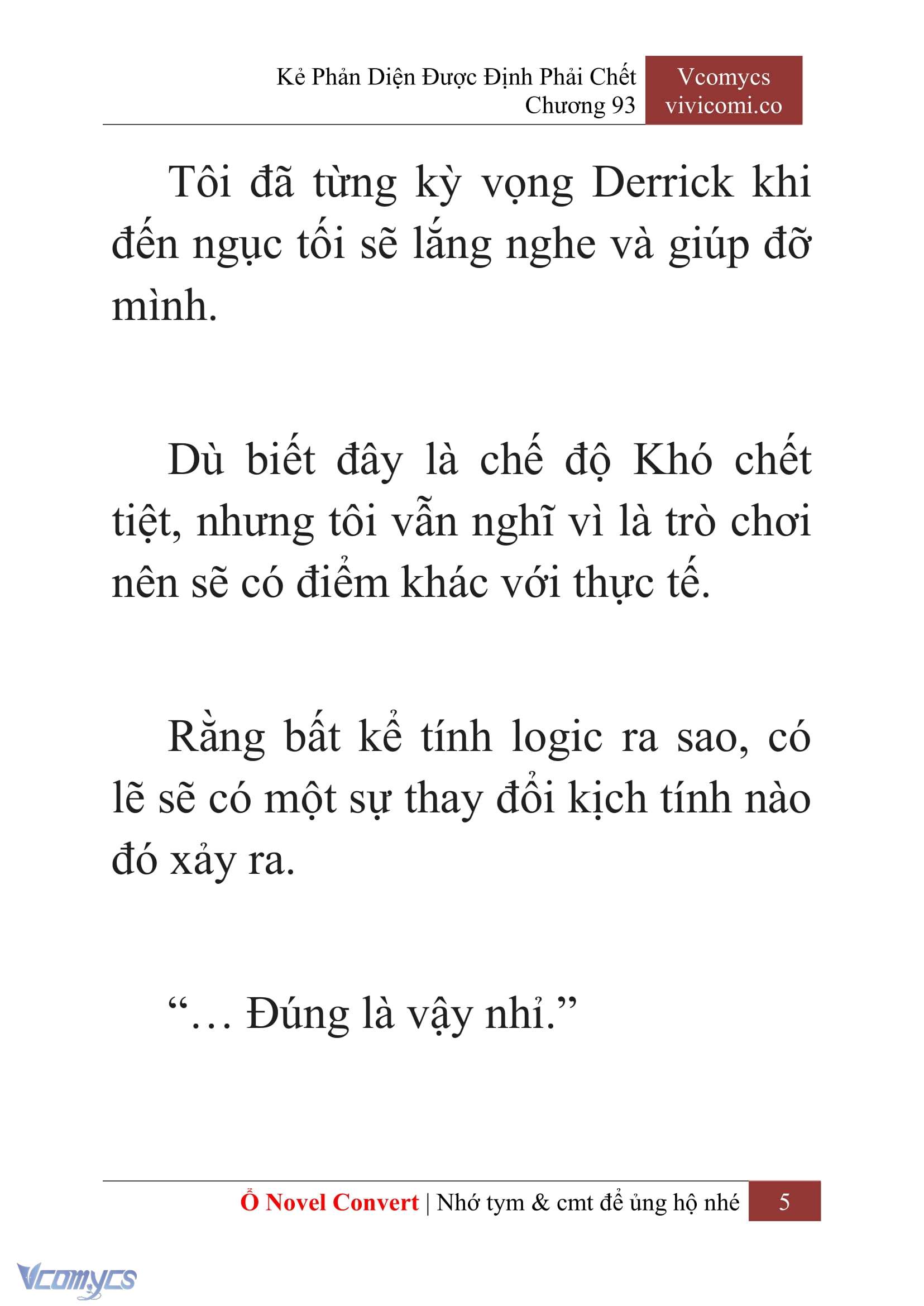 [Novel] Kẻ Phản Diện Được Định Phải Chết Chap 93 - Next Chap 94