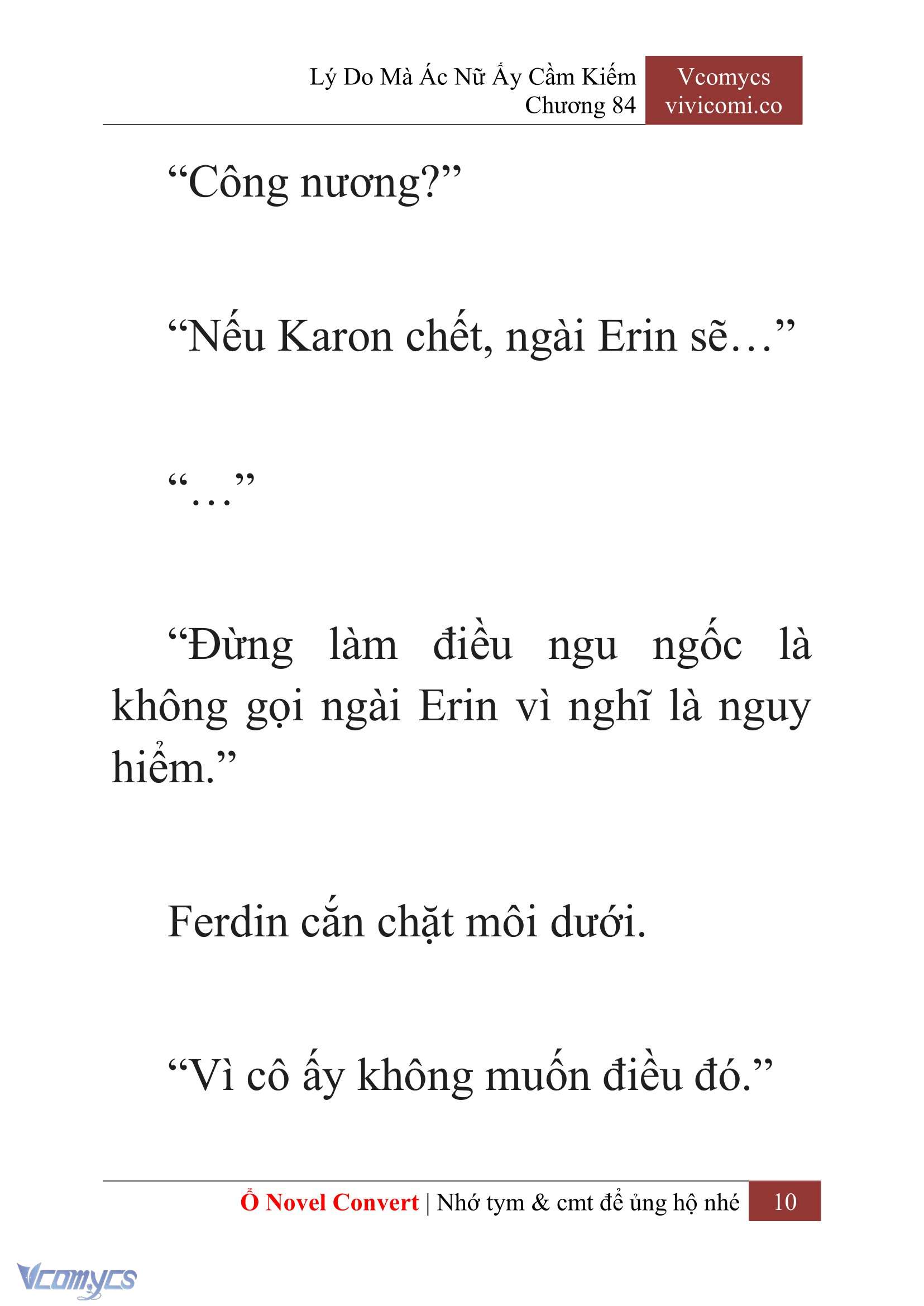 [Novel] Lý Do Mà Ác Nữ Ấy Cầm Kiếm Chap 84 - Next Chap 85